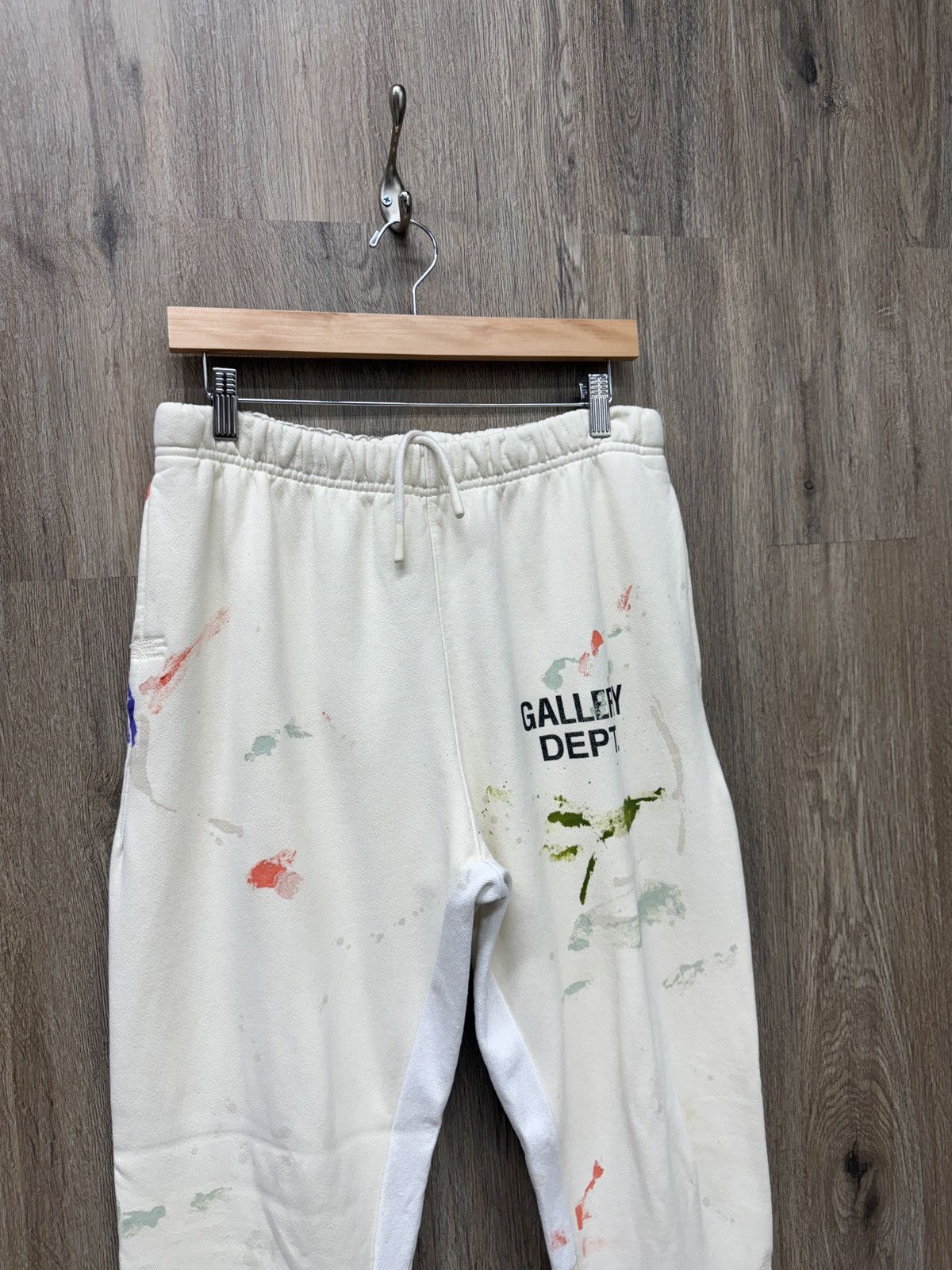 Gallery Dept. Gallery Dept Cream Flare Pants Size US 33 - 3 Thumbnail