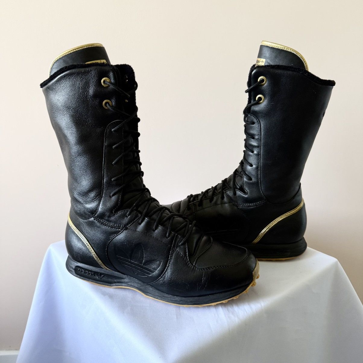 Adidas Adidas Missy Elliott Fur Leather Moto Boxing Shoes Boots Y2K Size US 10.5 / IT 40.5 - 2 Thumbnail
