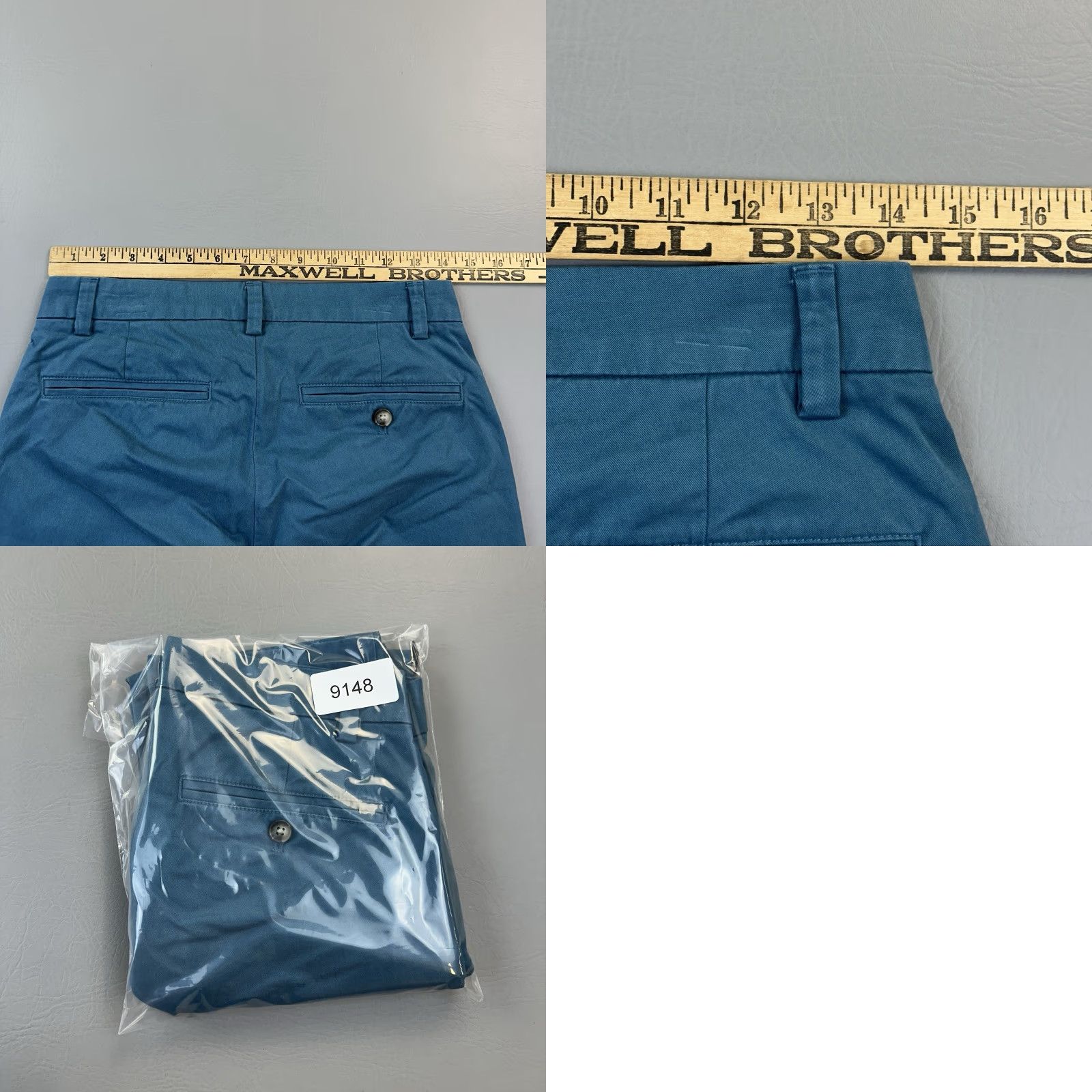 Vineyard Vines Vineyard Vines Breaker Pants Mens 28x30 Teal Flat Front Chino Stretch Preppy Size US 28 / EU 44 - 9 Thumbnail