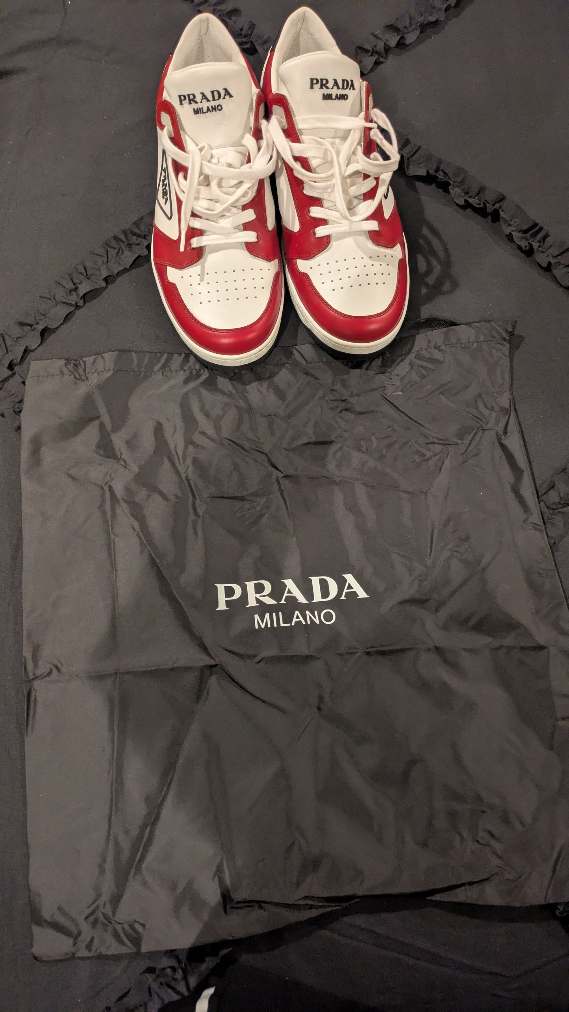 Prada Prada Milano Low-Top Sneakers Size US 11 / EU 44 - 6 Thumbnail