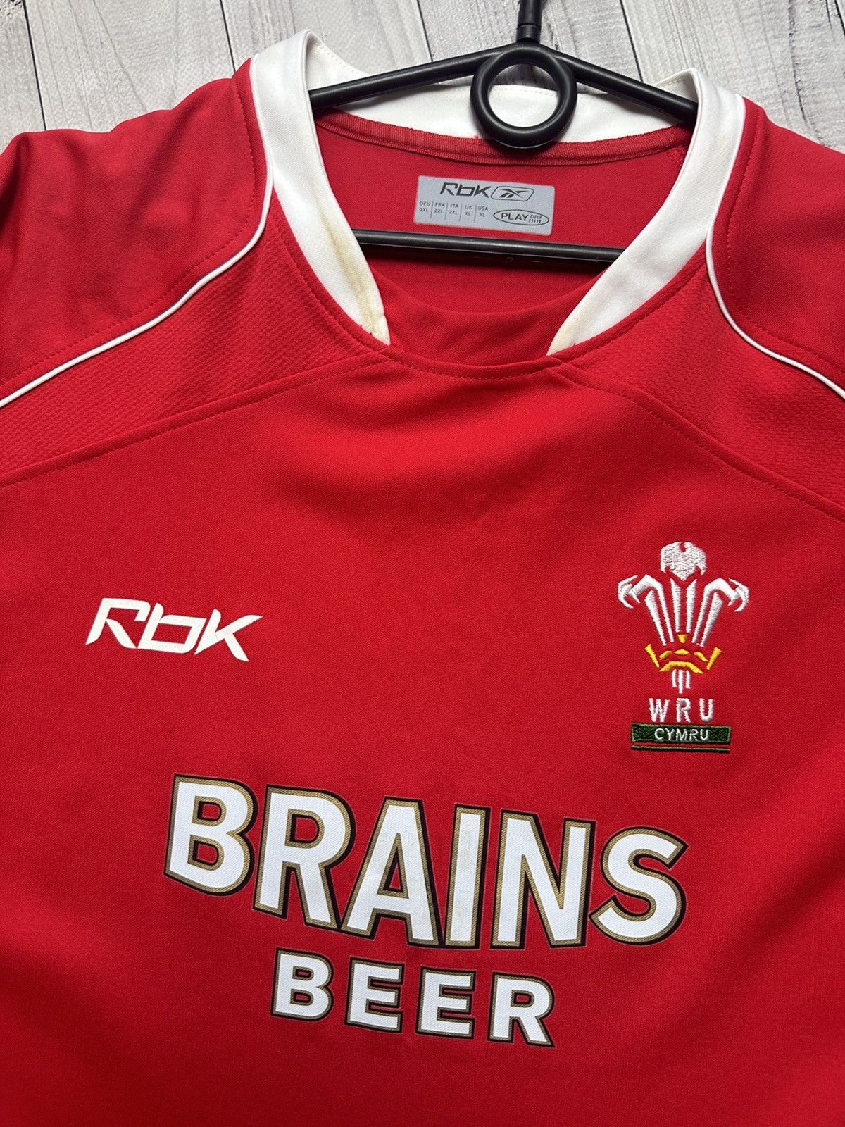 Reebok × Vintage Vintage Reebok Wales rugby jersey size XXL logo Size US XXL / EU 58 / 5 - 3 Thumbnail