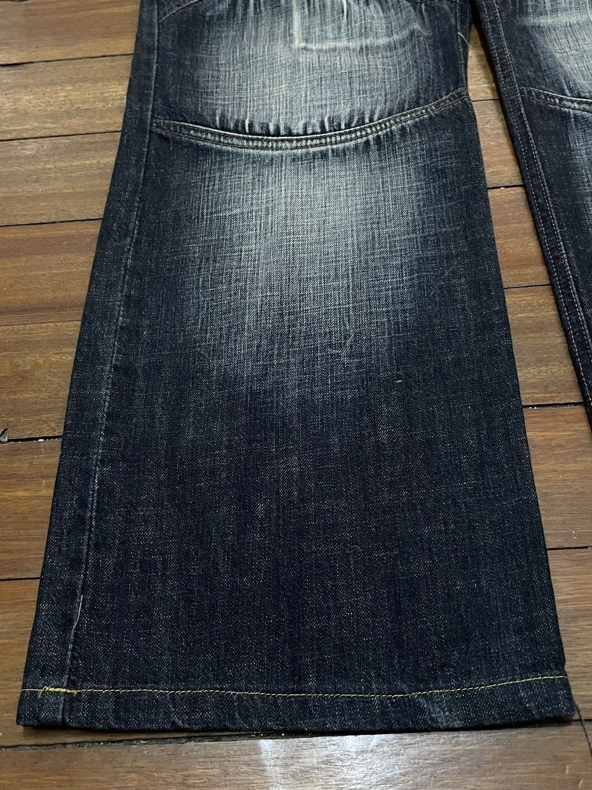 14th Addiction Rare Vintage Japanese Brand Jean De Art Baggy Jeans 1990s Size US 38 / EU 54 - 5 Thumbnail