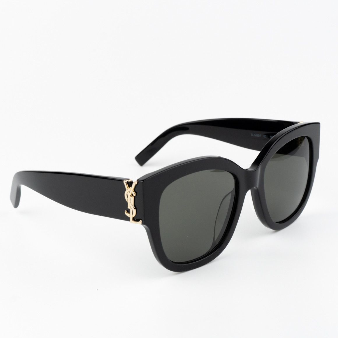 Saint Laurent Paris NEW Saint Laurent SLM95/F 001 Black Grey Women Sunglasses Size ONE SIZE - 8 Thumbnail
