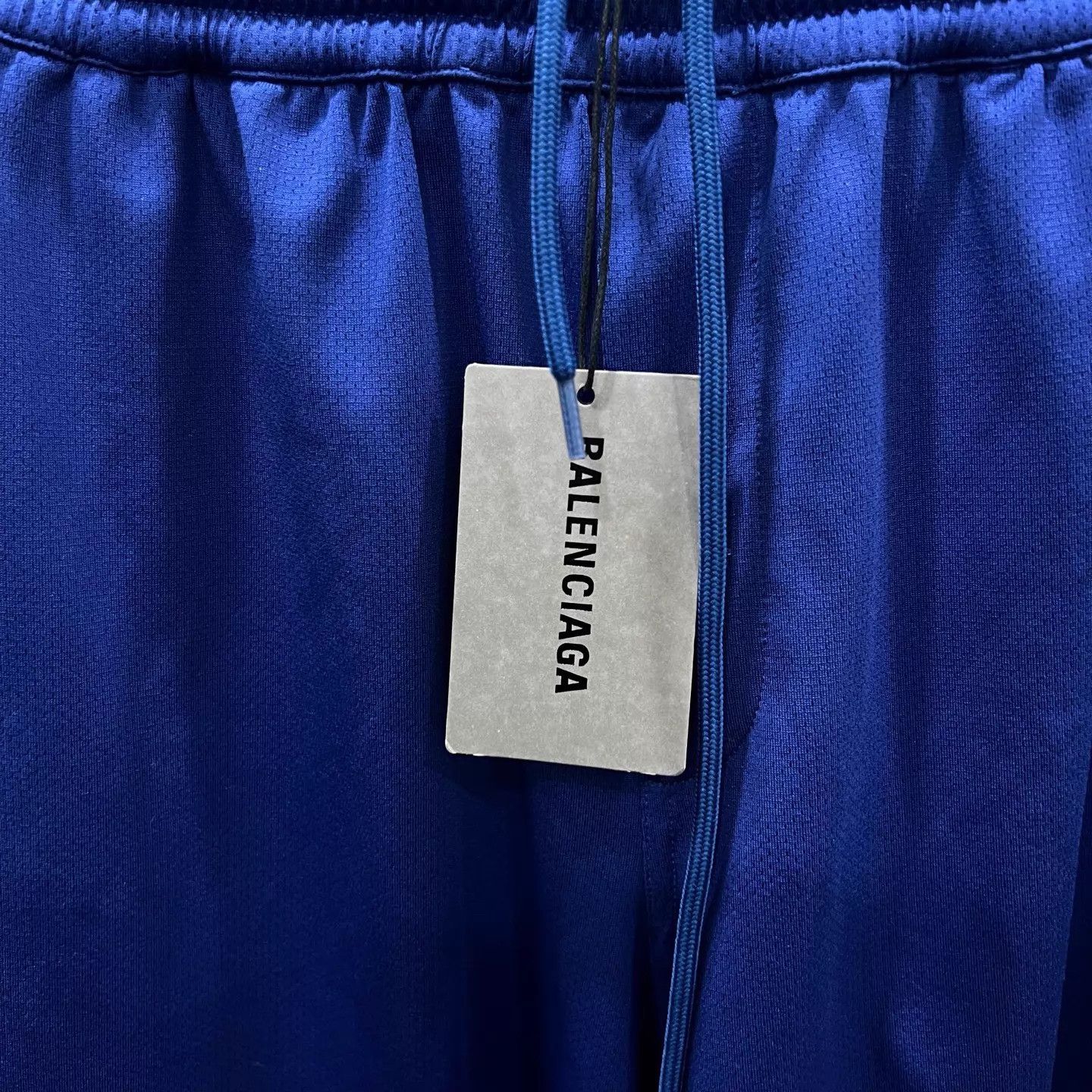 Balenciaga Balenciaga Blue Track Shorts OS/XS New Size US 28 / EU 44 - 2 Thumbnail