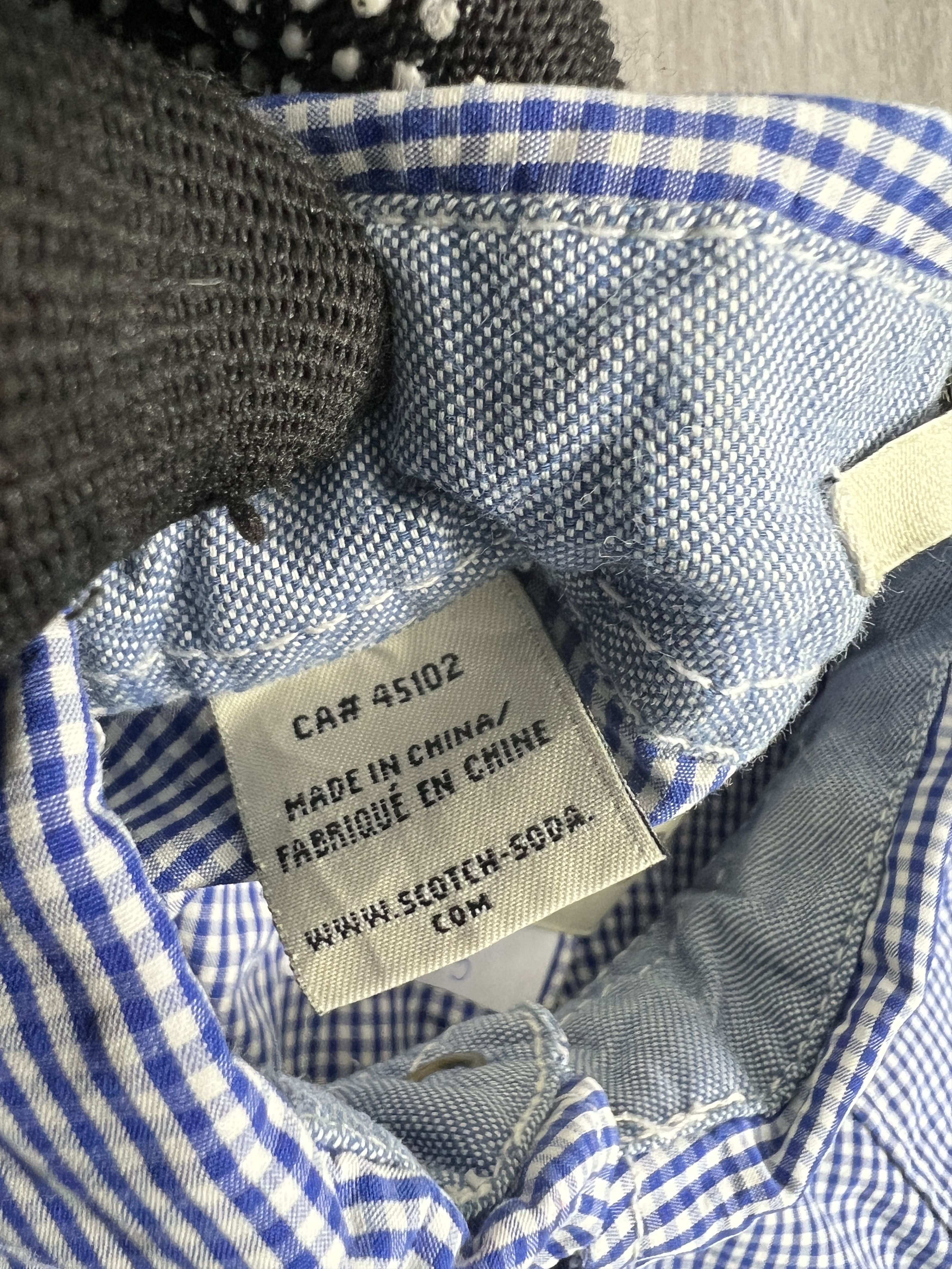 Scotch & Soda Scotch & Soda Embroidery Plaid Western Shirt JK449 Size US M / EU 48-50 / 2 - 6 Thumbnail