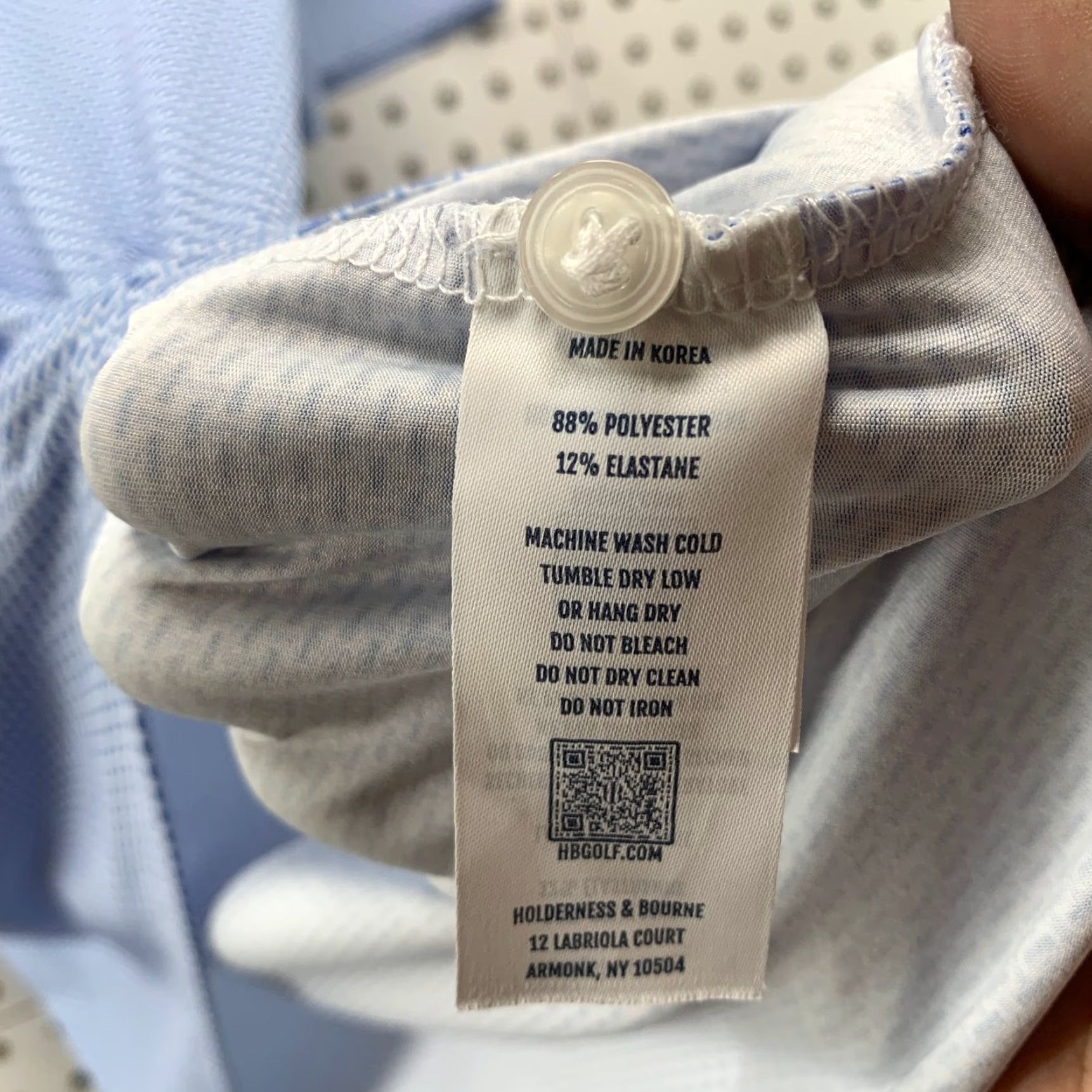 Vintage Holderness & Bourne Polo Shirt Mens Large Blue Golf Shore Capital Partners Polo Shirt L Blue Golf Mens Size US L / EU 52-54 / 3 - 5 Thumbnail