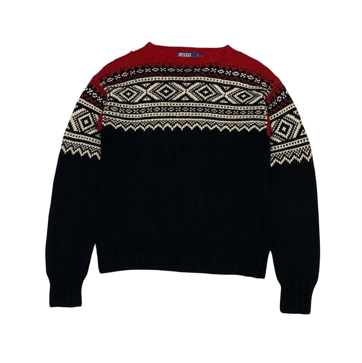 Polo Ralph Lauren Polo Ralph Lauren Classic Hand Knit Wool Sweater Size US M / EU 48-50 / 2 - 2 Thumbnail