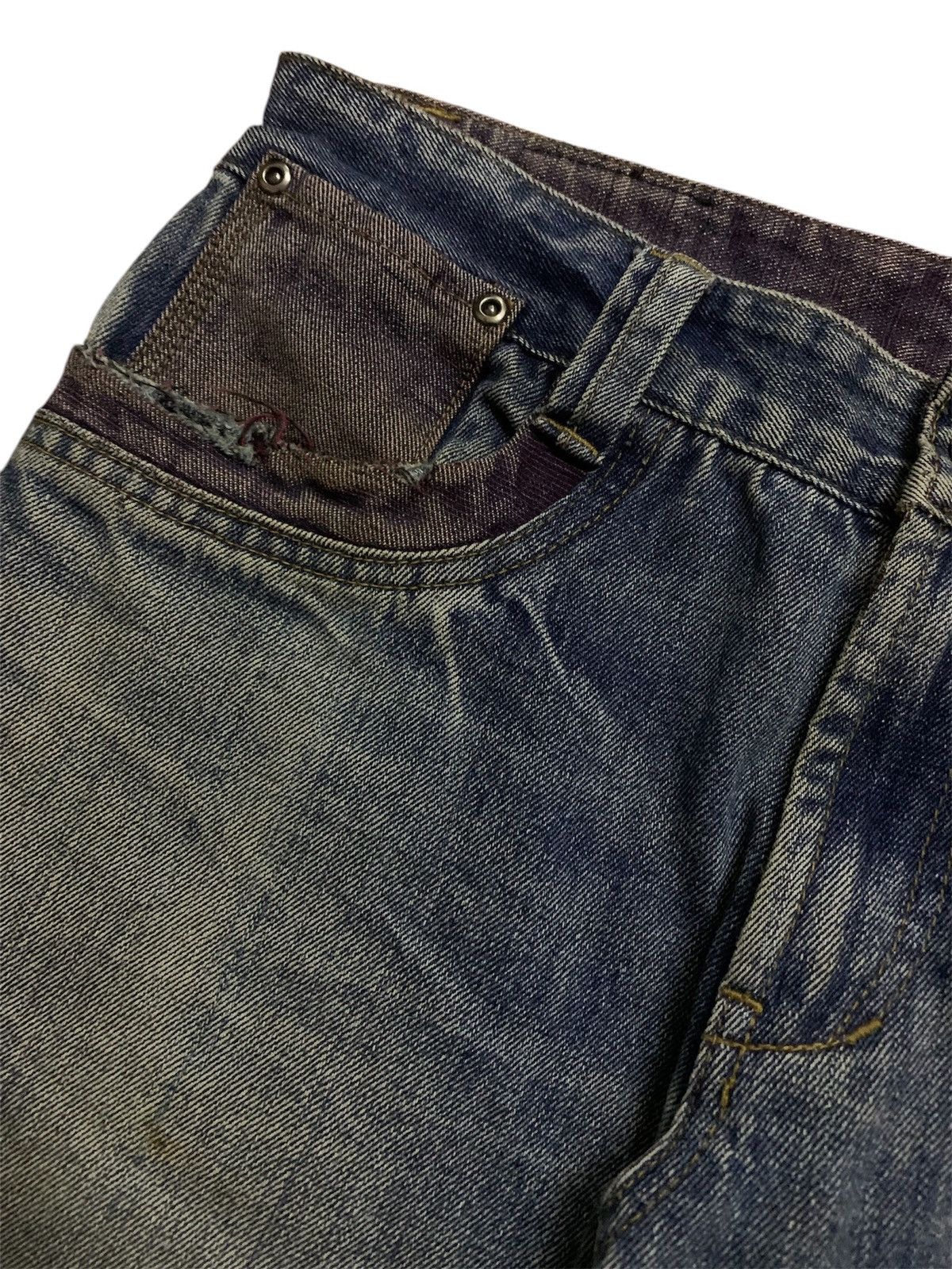 semanticdesign 💥Avant-Garde Flare Semantic design Ripped Denim Pant Size US 32 / EU 48 - 6 Thumbnail