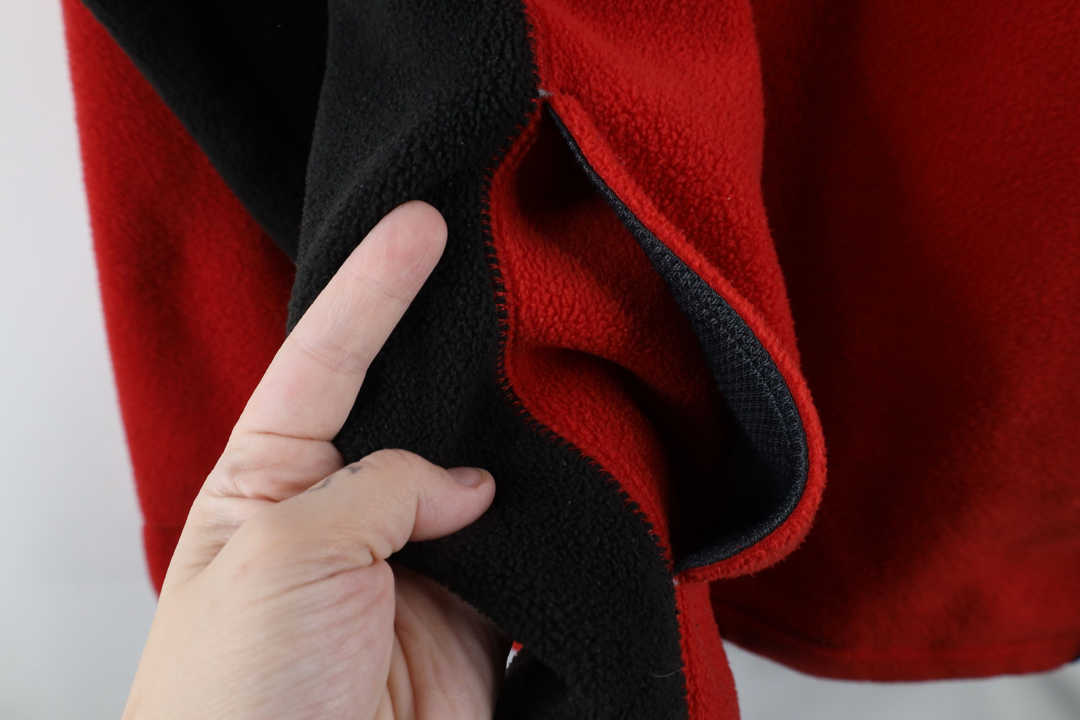 Gap × Vintage Vintage 90s Gap Heavyweight Block Half Zip Fleece Sweater Size US L / EU 52-54 / 3 - 5 Thumbnail