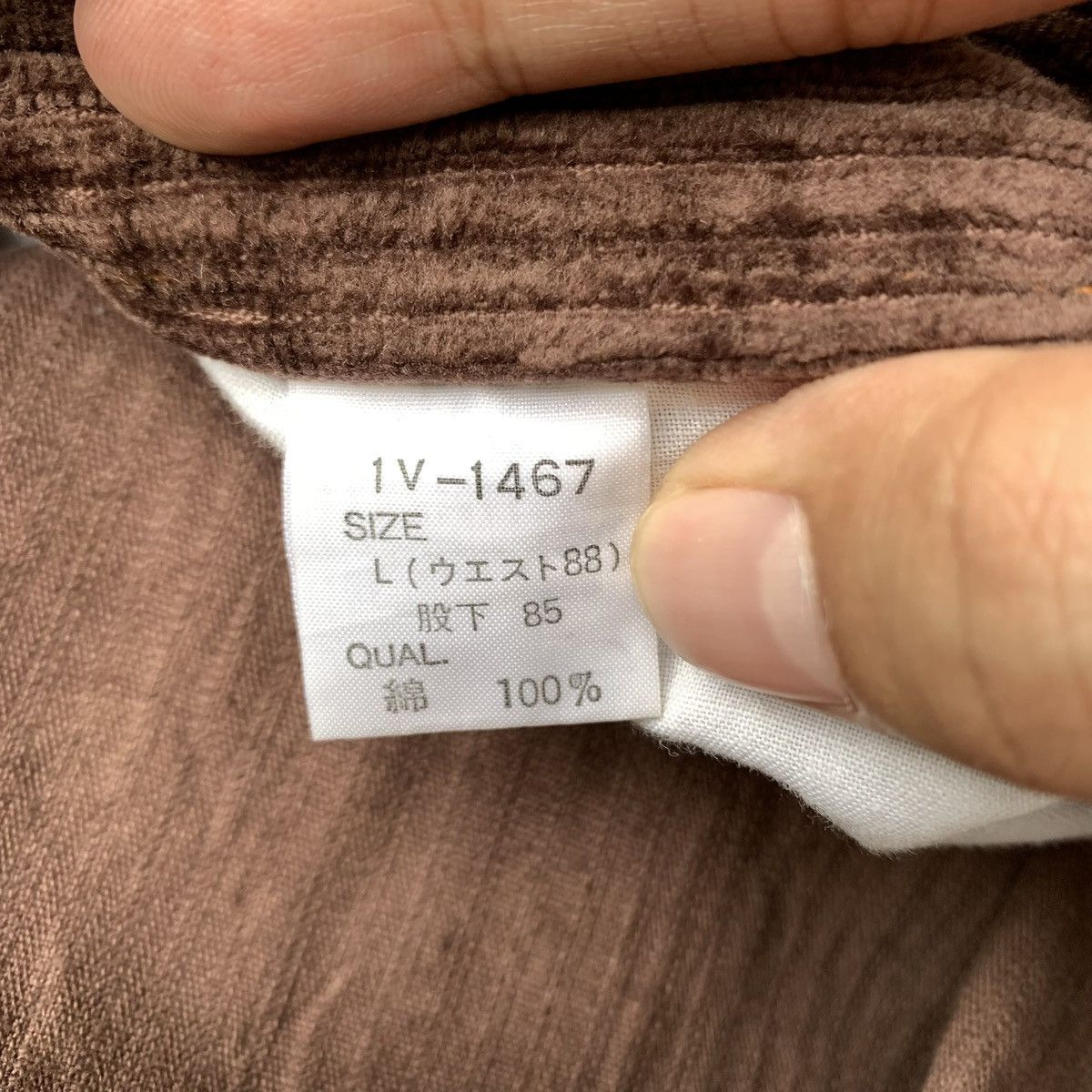 JNCO × Vintage 2000s Busy Boys Baggy Big Pocket Loose Corduroy Pants Size US 34 / EU 50 - 7 Thumbnail
