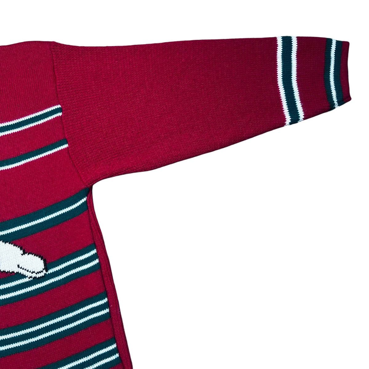 Mickey Unlimited 1990s Mickey Mouse Disney Striped Pullover Knit Sweater Size L / US 10 / IT 46 - 6 Thumbnail