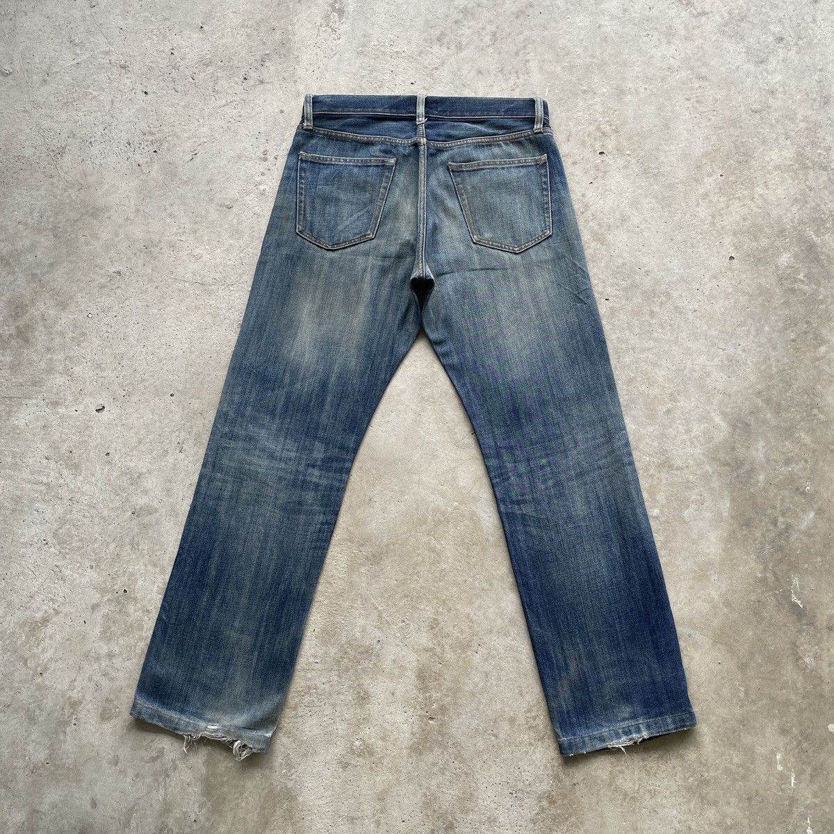 Japanese Brand Vintage Japanese Distressed Jeans MudWash Faded Denim Pants Size US 32 / EU 48 - 11 Thumbnail