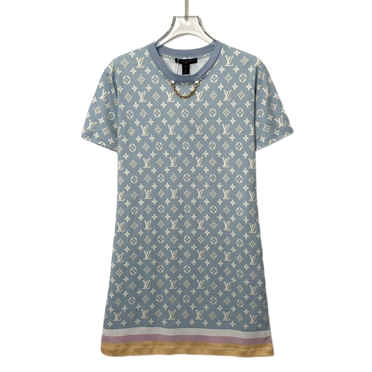 Louis Vuitton Louis Vuitton All-over Monogram Short Sleeve Dress K26WX Size XS / US 0-2 / IT 36-38 - 1 Thumbnail