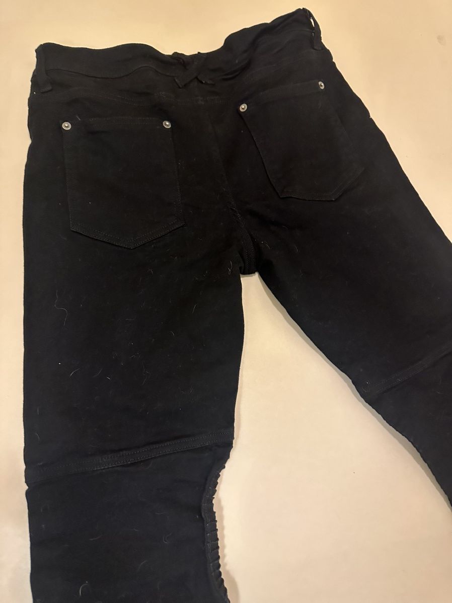 Other 1/1 Unreleased Sample Pleated Denim Biker Jeans Heavyweight Size US 34 / EU 50 - 5 Thumbnail