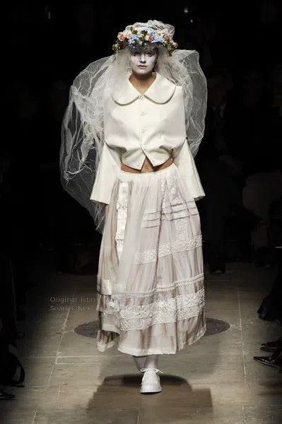 Comme des Garcons Comme Des Garcons size S Bride of Frankenstein half-skirt Size 24" / US 00 / IT 34 - 3 Thumbnail