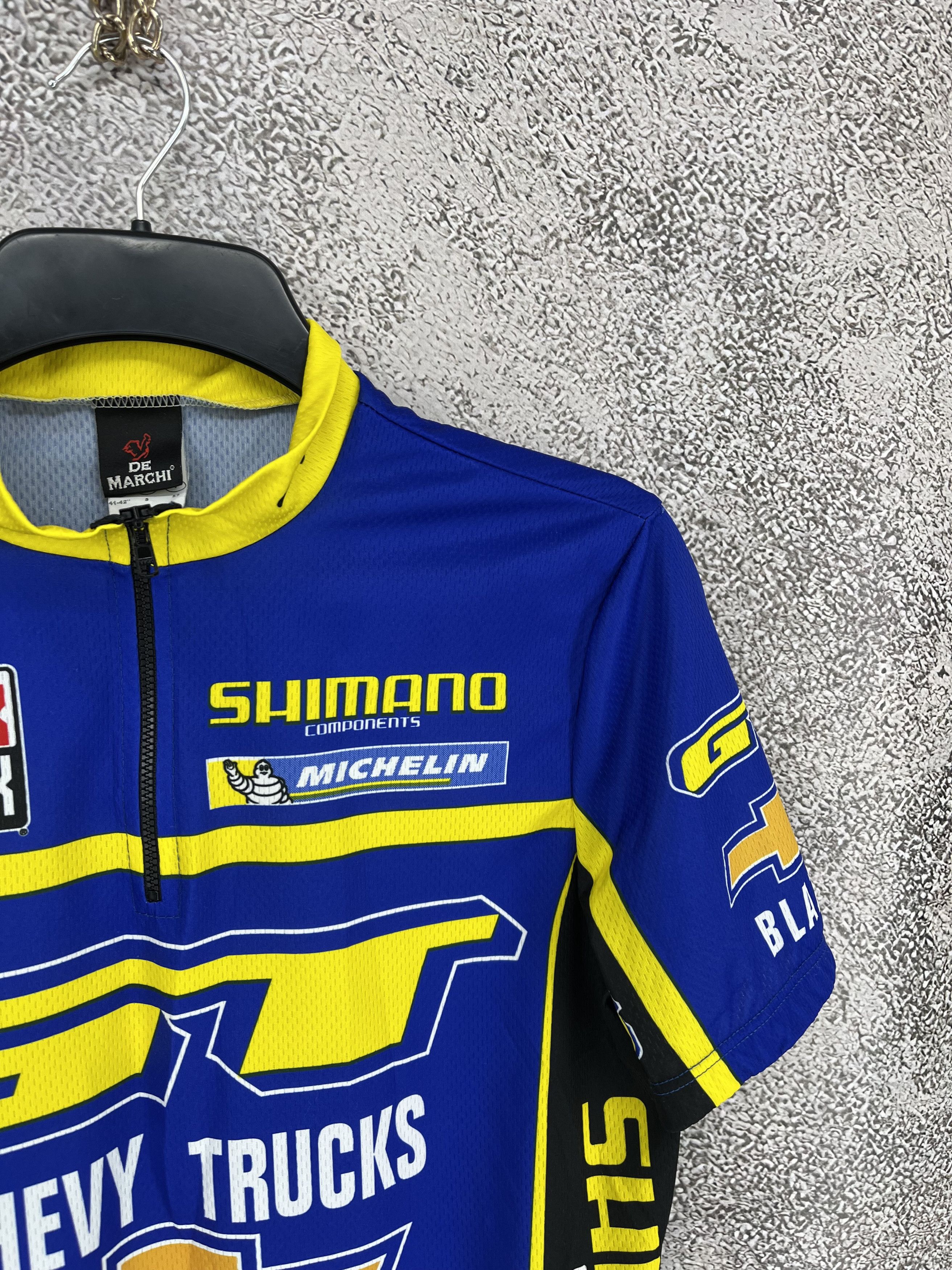 Sports Specialties GT Rock Shox Shimano Cycling Team maillot De Marchi taille Size US XL / EU 56 / 4 - 4 Thumbnail