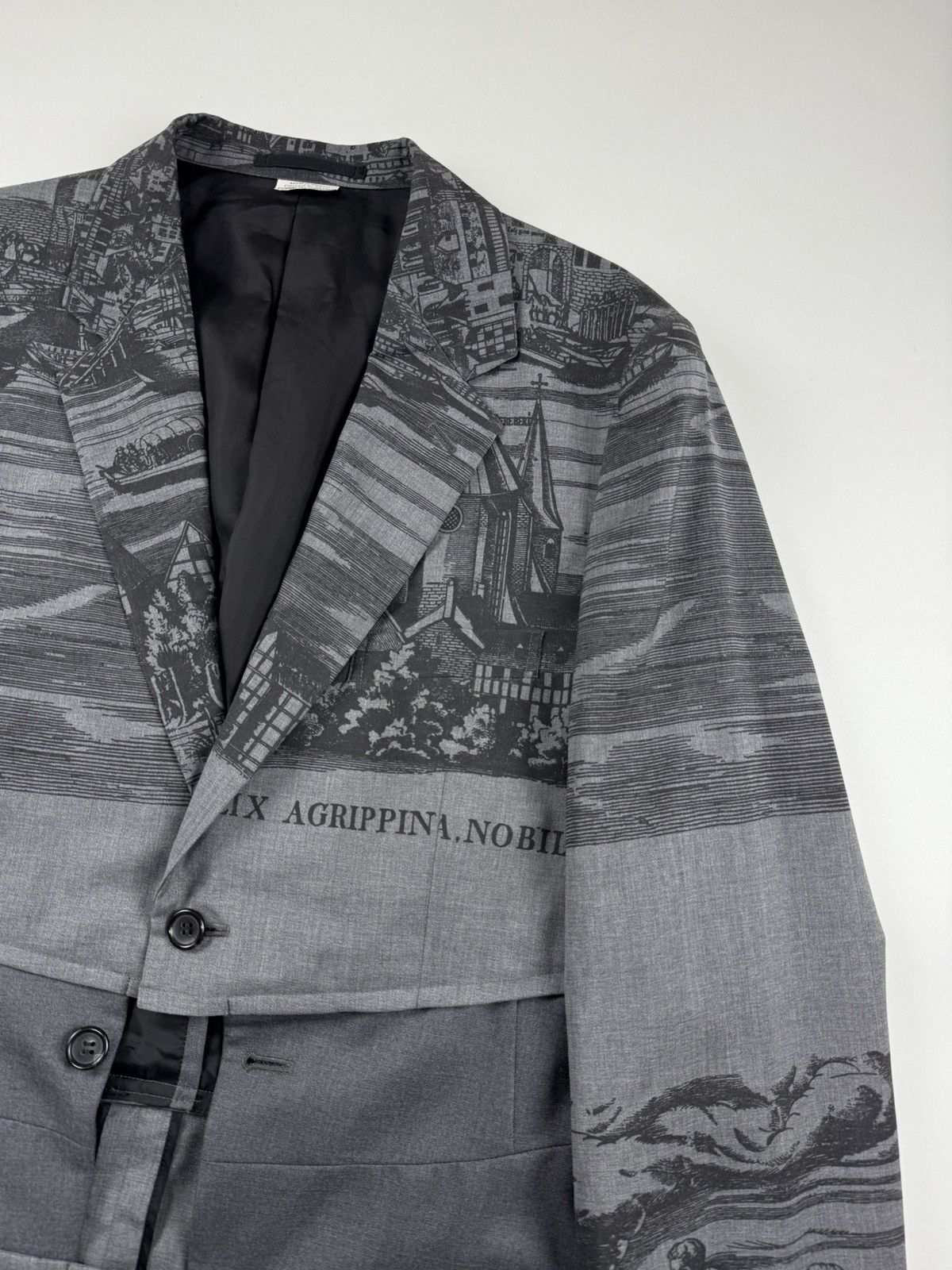 Comme des Garcons Comme des Garcons Homme Plus S/S’20 Printed Long Jacket Size US L / EU 52-54 / 3 - 6 Thumbnail
