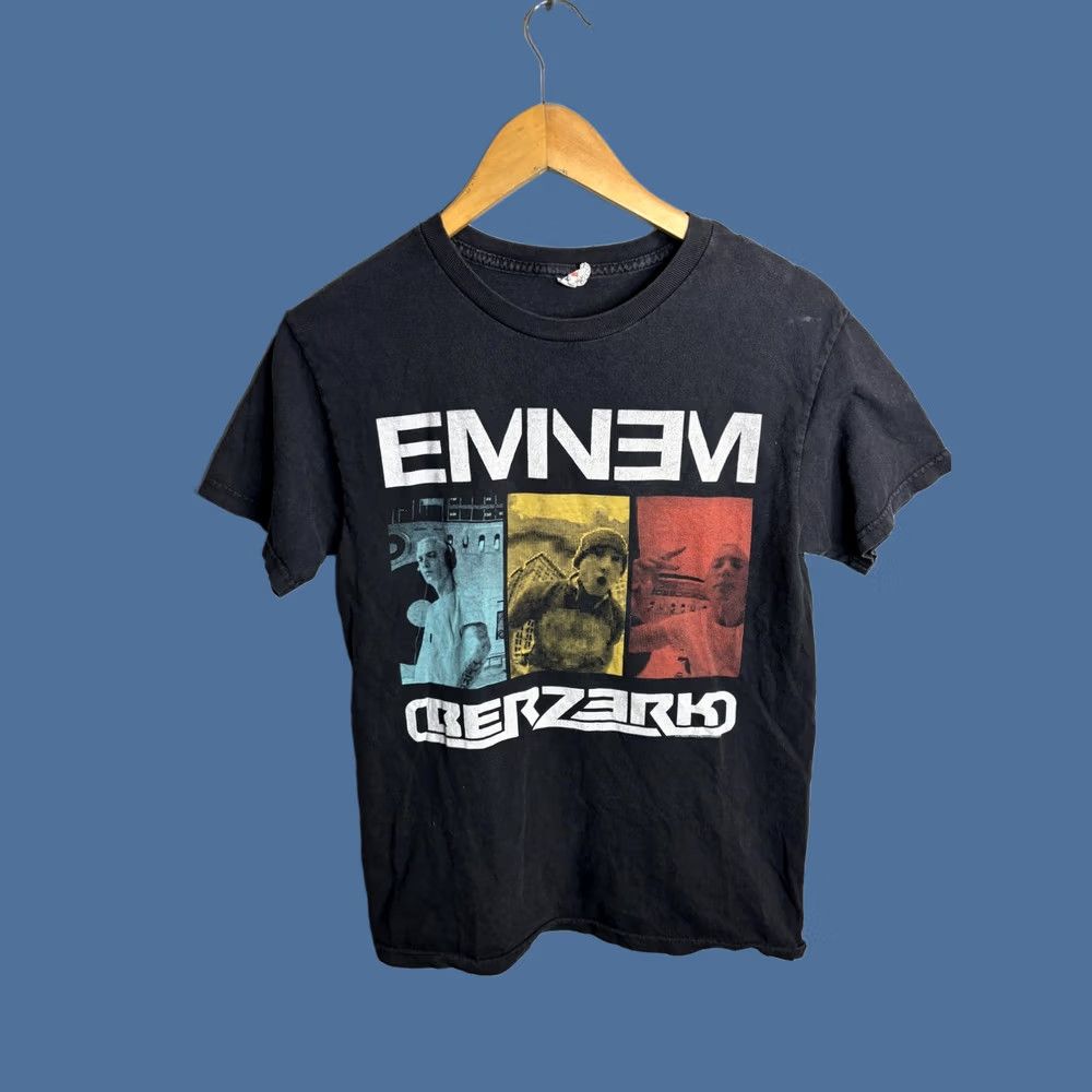 Vintage Eminem Shirt Mens Small Black Berzerk Graphic Hip Hop Tee T-Shirt Size US S / EU 44-46 / 1 - 1 Thumbnail