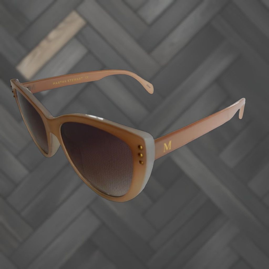 Vintage VINTAGE Martha Stewart Sunglasses Women Beige Fashion Accessories Size ONE SIZE - 1 Thumbnail