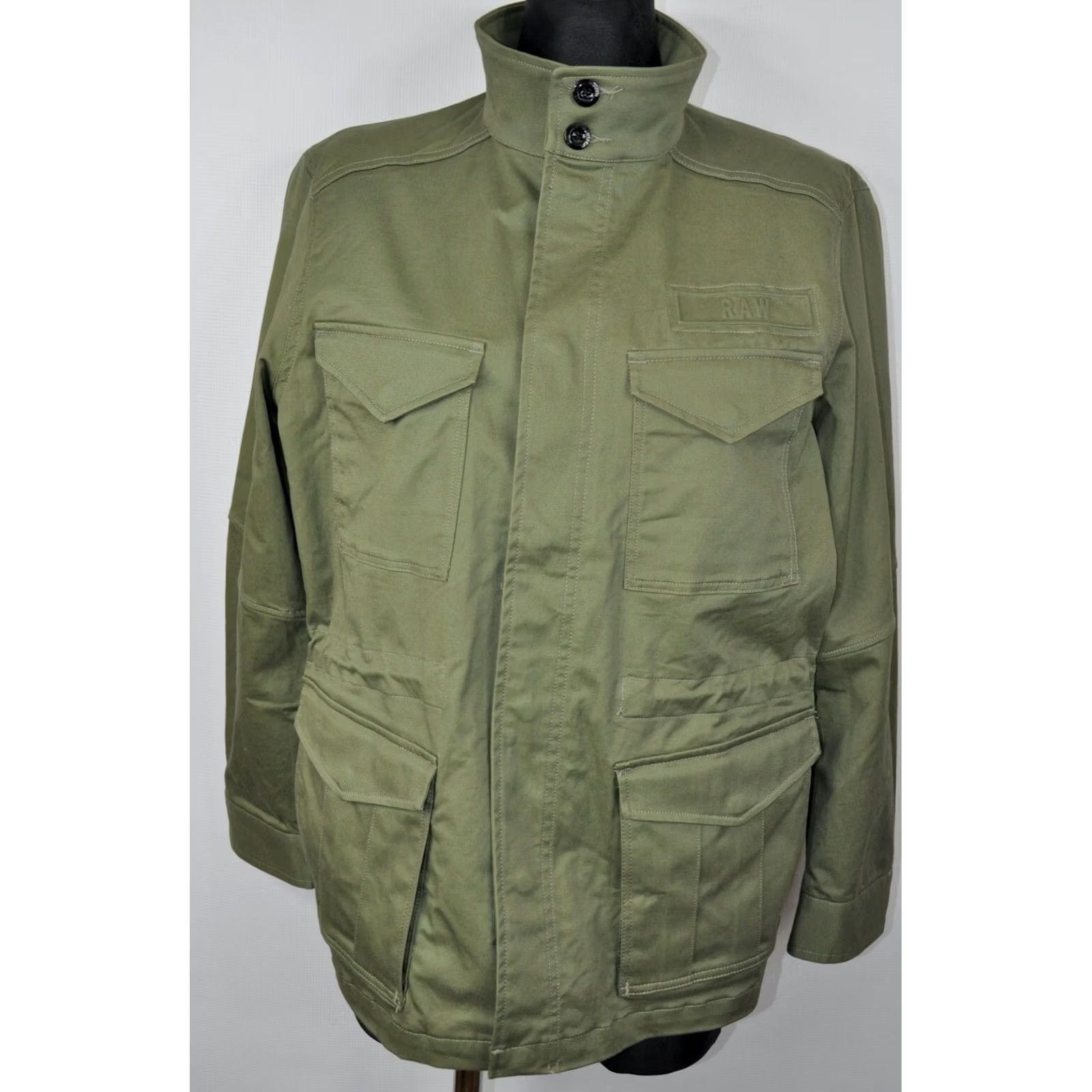 G-Star G-Star Raw Field Overshirt WMN Jacket Women Size M Green 97% Cotton 3% Elastane Zip Casual Vintage No Size M / US 6-8 / IT 42-44 - 2 Thumbnail