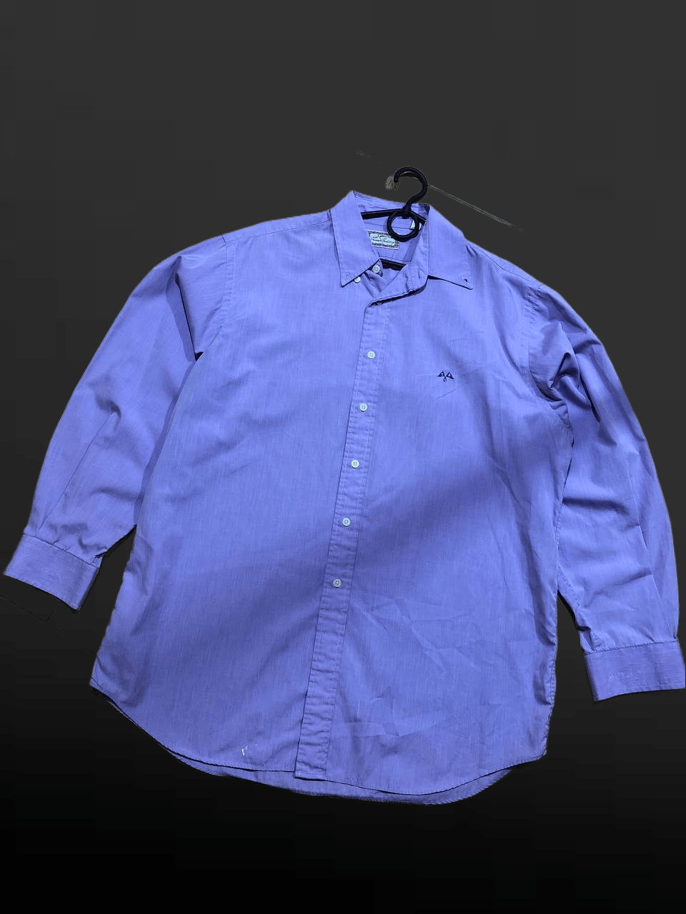 Burberry Thomas Burberry Shirt Mens Purple Embroidered Logo Size US L / EU 52-54 / 3 - 1 Thumbnail