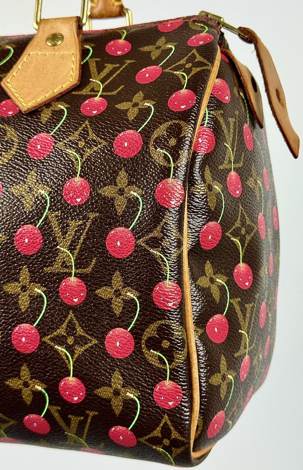 Louis Vuitton × Takashi Murakami Louis Vuitton - Takashi Murakami - SS2005 -Cerises Speedy 25 Size ONE SIZE - 2 Thumbnail