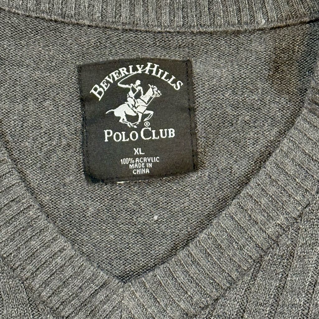 J Brand Beverly Hills Polo Club Men’s XL Sweater Vest Size US XL / EU 56 / 4 - 3 Thumbnail