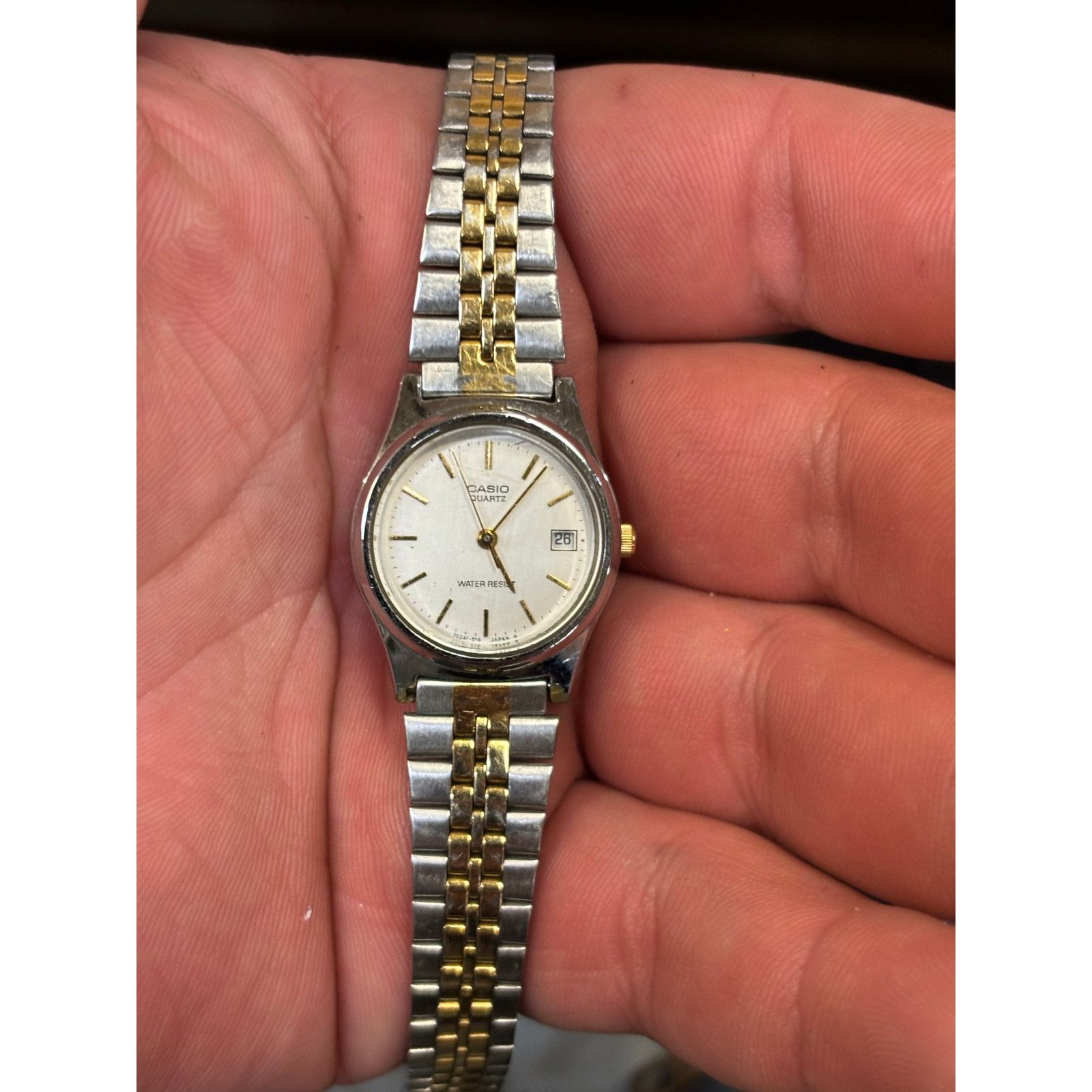 & Other Stories Casio 2-Tone Women’s Watch! New Battery! Size ONE SIZE - 1 Thumbnail