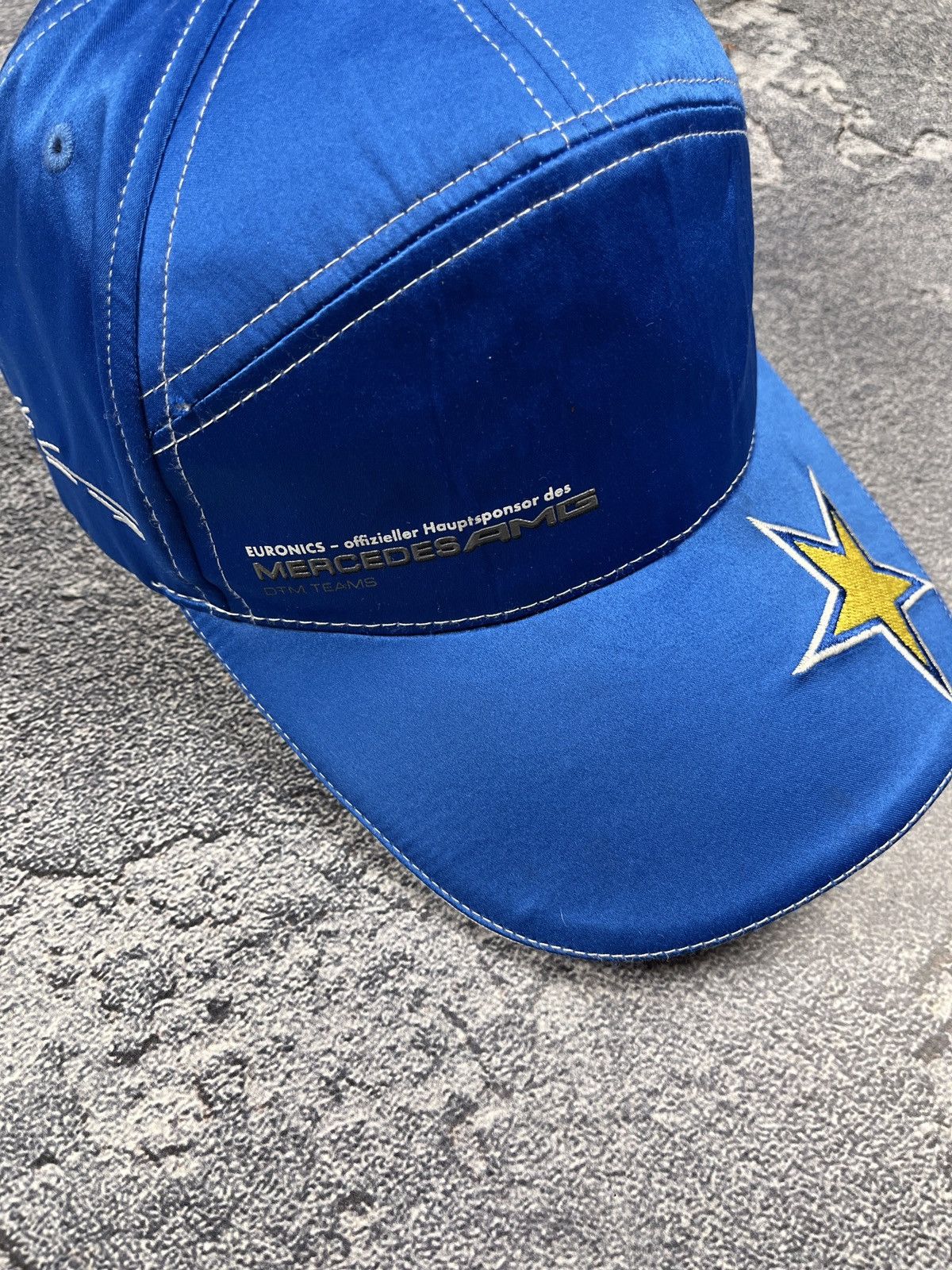 Mercedes-Benz × Vintage Vintage Mercedes Benz AMG Racing Style 5-Panel Cap Size ONE SIZE - 4 Thumbnail