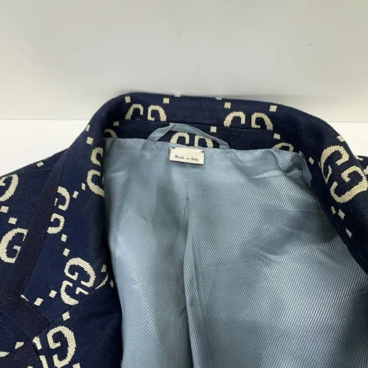 Gucci Gucci Gucci Vintage GG Jacquard Blazer for Men -2506 Size US L / EU 52-54 / 3 - 4 Thumbnail