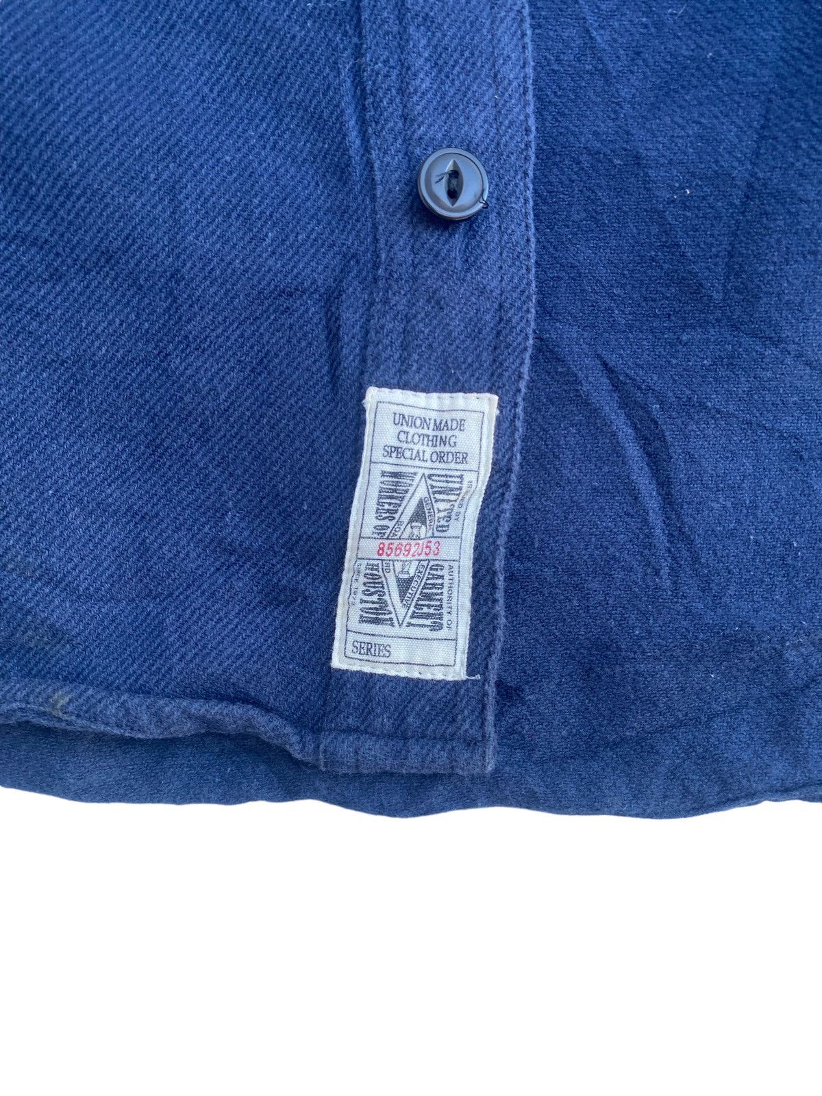 Japanese Brand Vtg 90s HOUSTON union made workwear shirts cat eye shirts Size US M / EU 48-50 / 2 - 5 Thumbnail