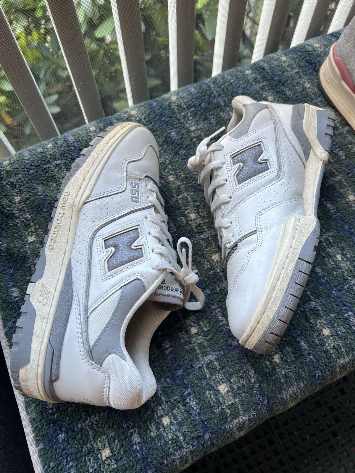 Aime Leon Dore × New Balance ALD New Balance 550 Aime Leon Dore White Grey Size US 9.5 / EU 42-43 - 8 Thumbnail
