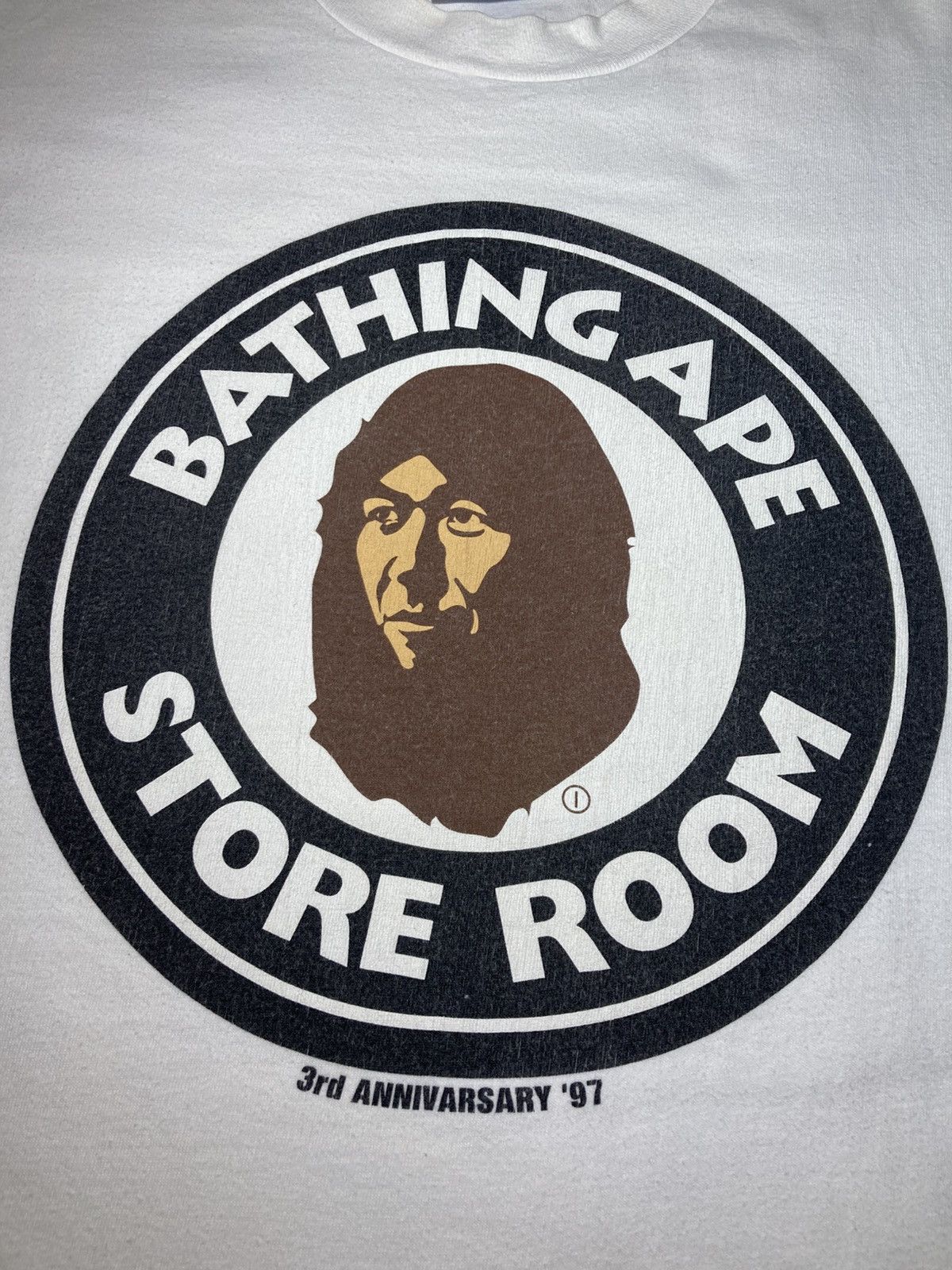 Bape 1997 Bape Store 3rd Anniversary Circle Staff 90s OG Size US M / EU 48-50 / 2 - 3 Thumbnail