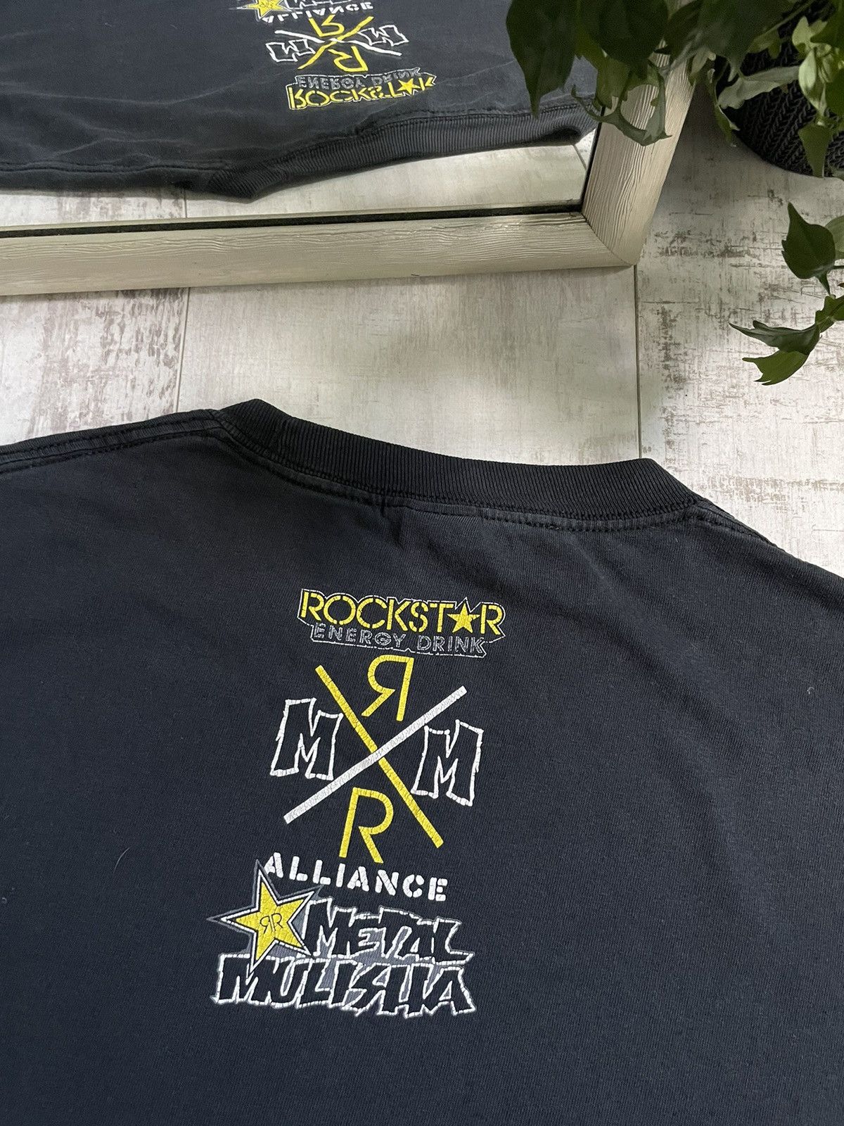 Metal Mulisha Vintage 00’s Metal Mulisha Rockstar Word Domination T-Shirt Size US L / EU 52-54 / 3 - 4 Thumbnail