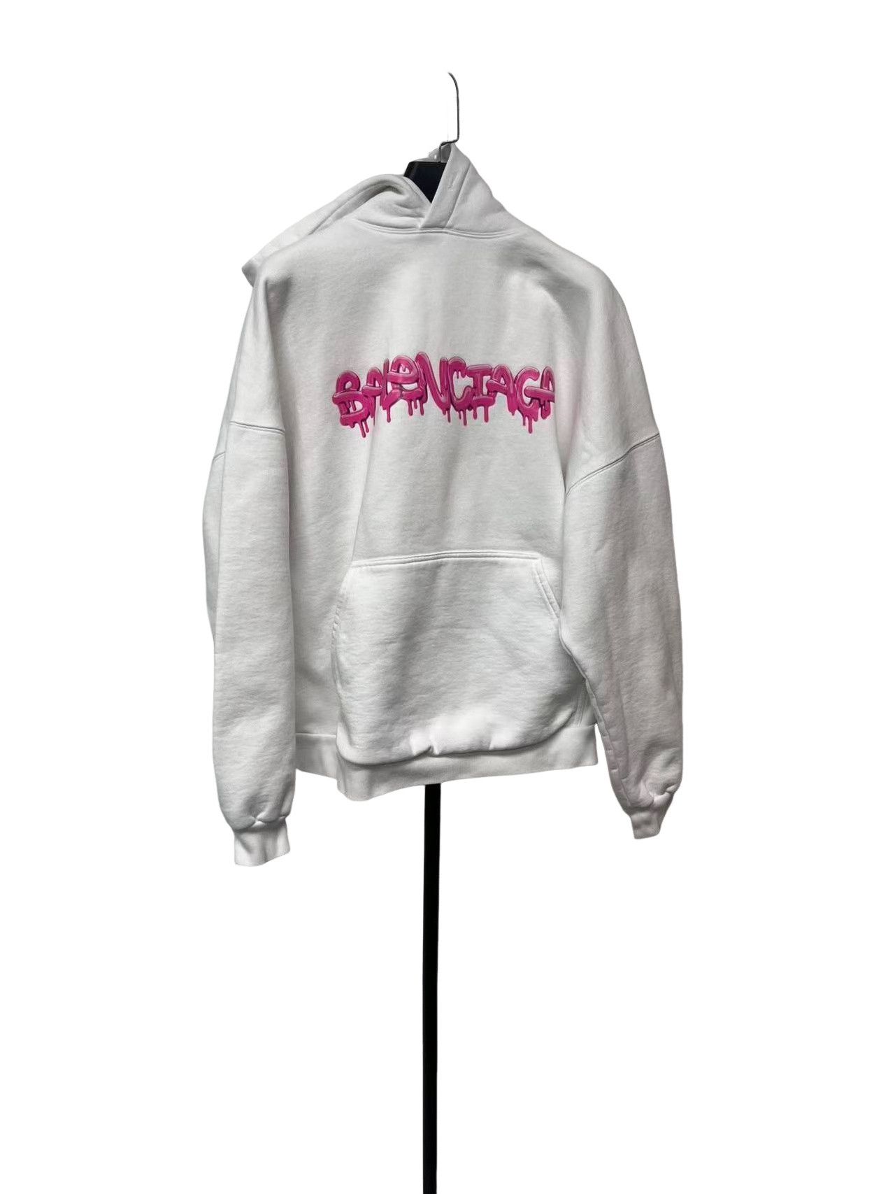 Balenciaga Balenciaga Graffiti Drip Logo Hoodie Size 2 Size US M / EU 48-50 / 2 - 1 Thumbnail