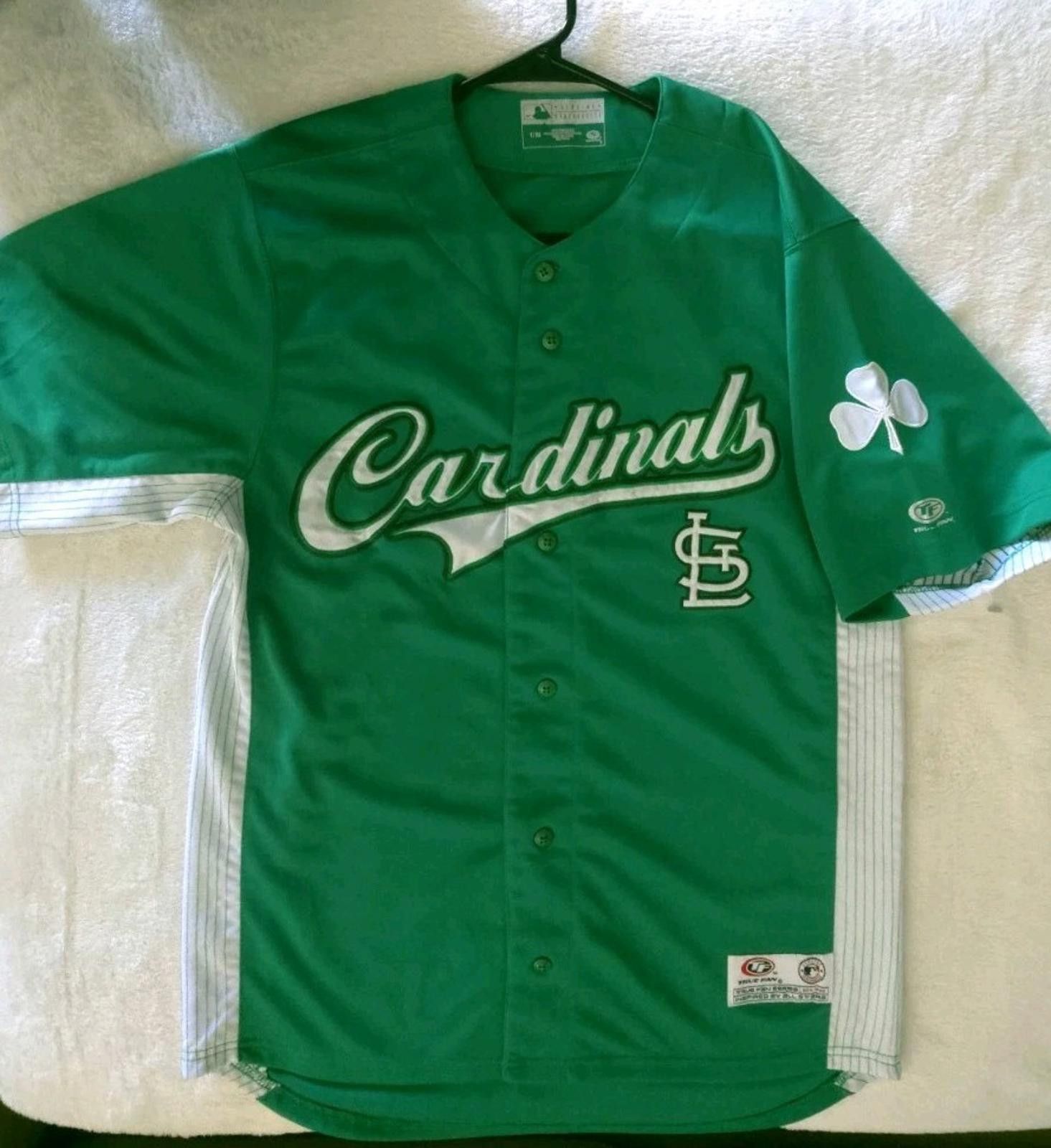 Other Vtg St. Louis Cardinals Jersey St. Patricks Baseball SEWN Size US M / EU 48-50 / 2 - 6 Thumbnail
