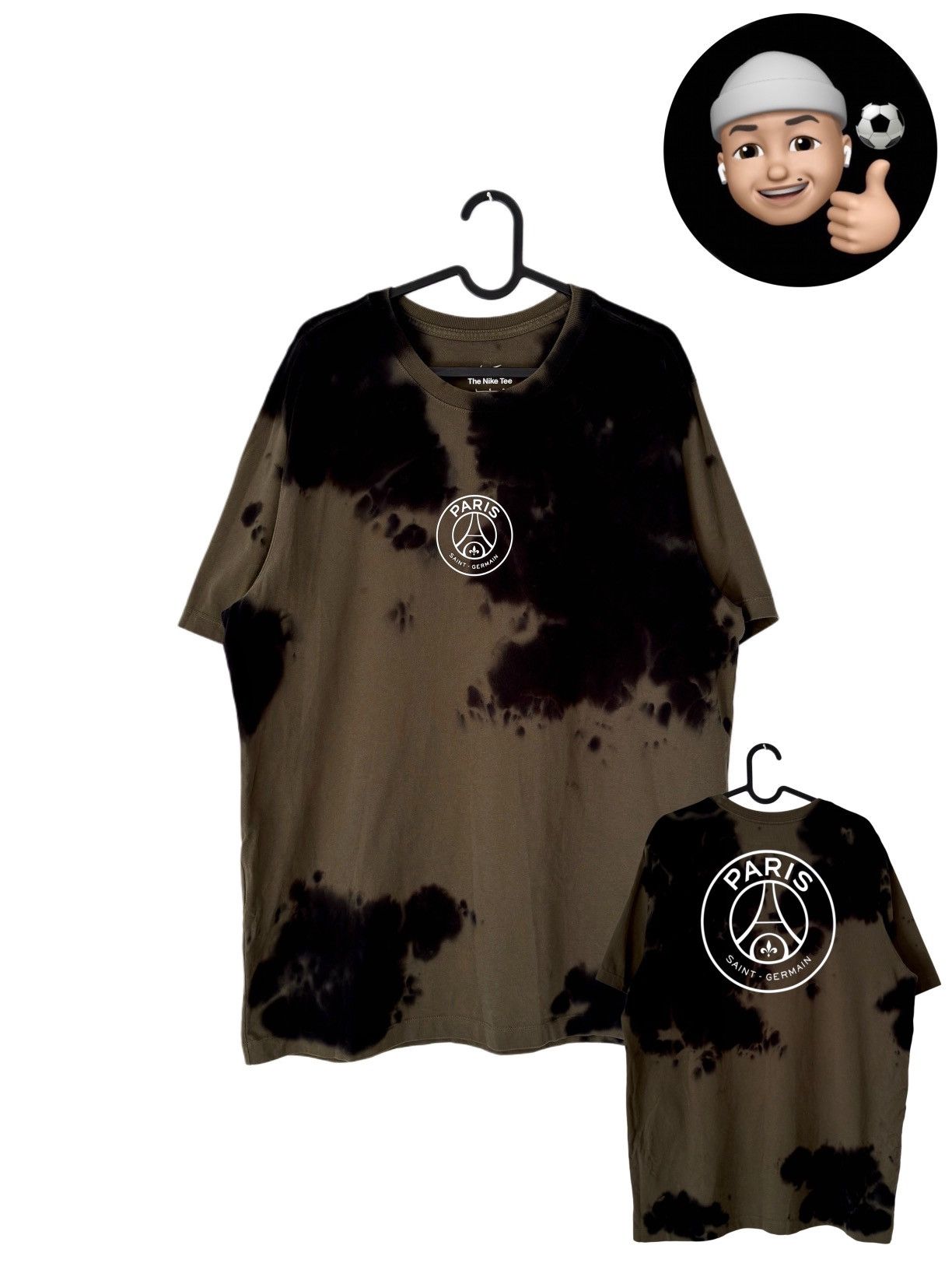 Jordan Brand 2022 2023 PSG Paris Nike Jordan Ignite Soccer Shirt Tee Camo Size US L / EU 52-54 / 3 - 1 Thumbnail