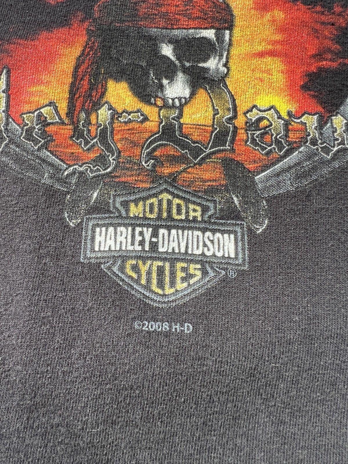 Harley Davidson Vintage Y2K Harley Davidson Tee Shirt Size US XL / EU 56 / 4 - 3 Thumbnail