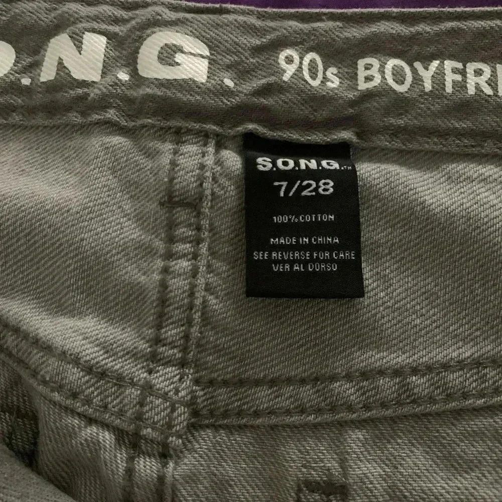 Designer S.O.N.G. 90s Boyfriend Distressed Jeans - Size 7/28 Size 27" / US 4 / IT 40 - 4 Thumbnail