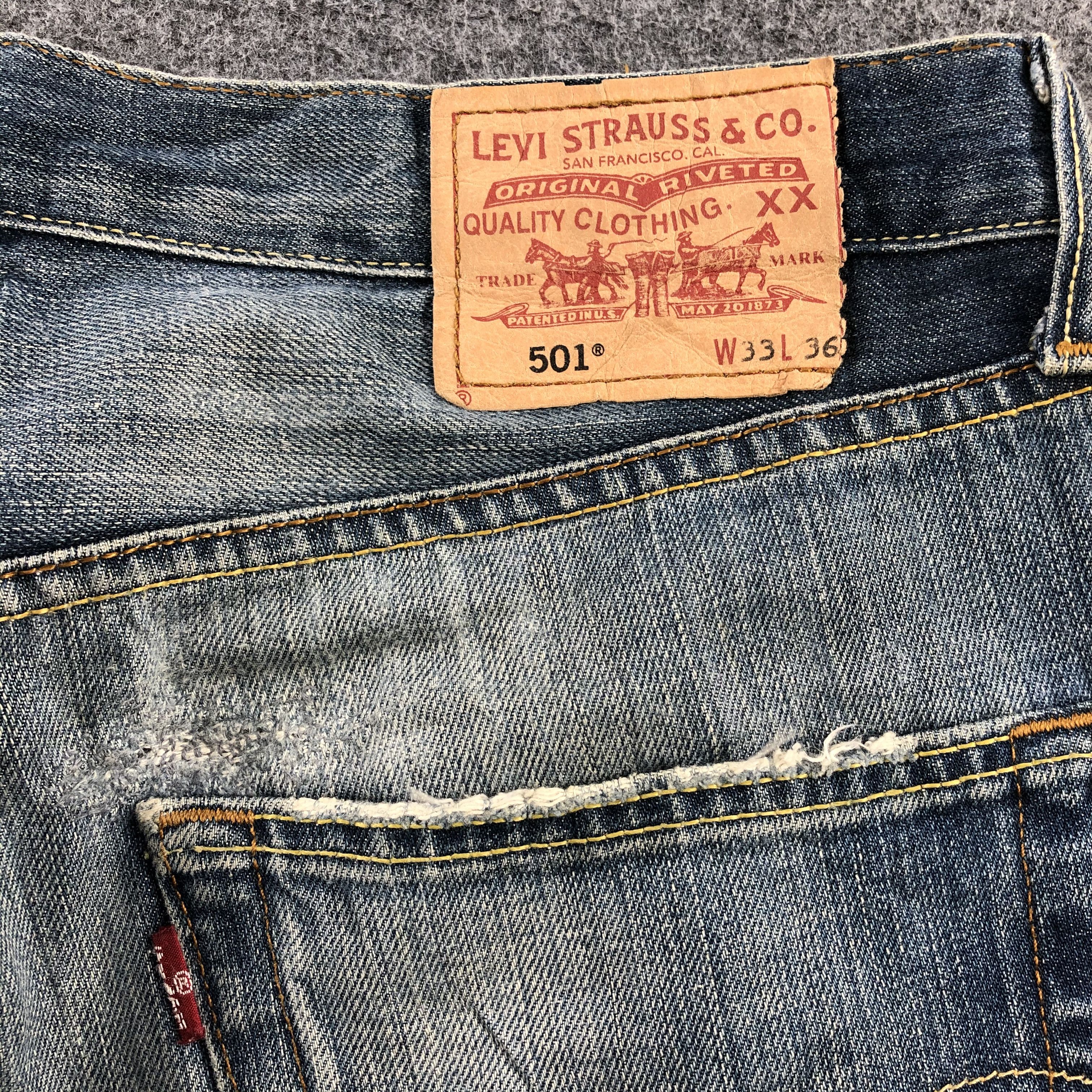 Levi's Vintage Levis 501 Jeans-JM861 Size US 33 - 6 Thumbnail