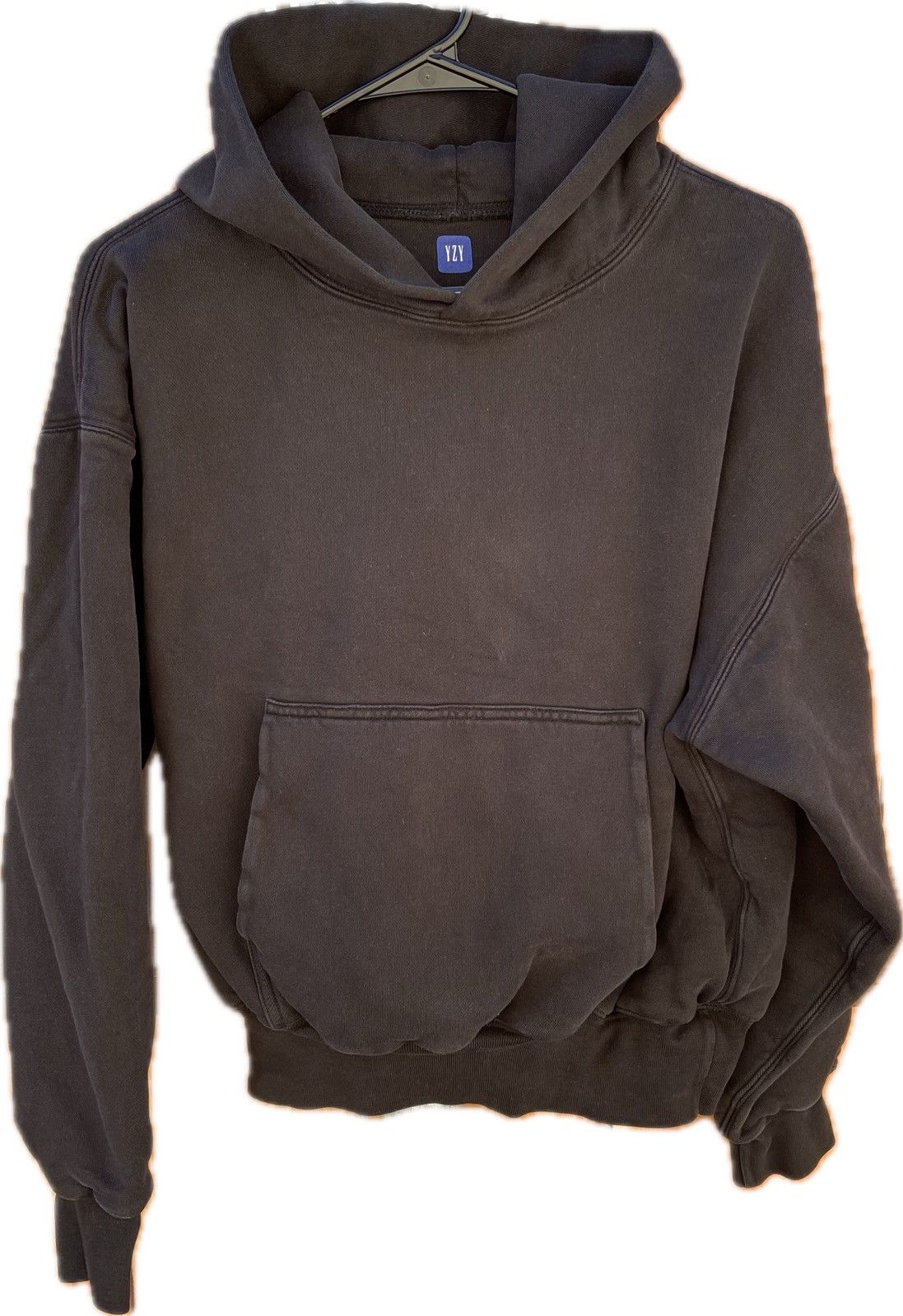 image of Yzy Gap Hoodie in Black, Men's (Size Medium)