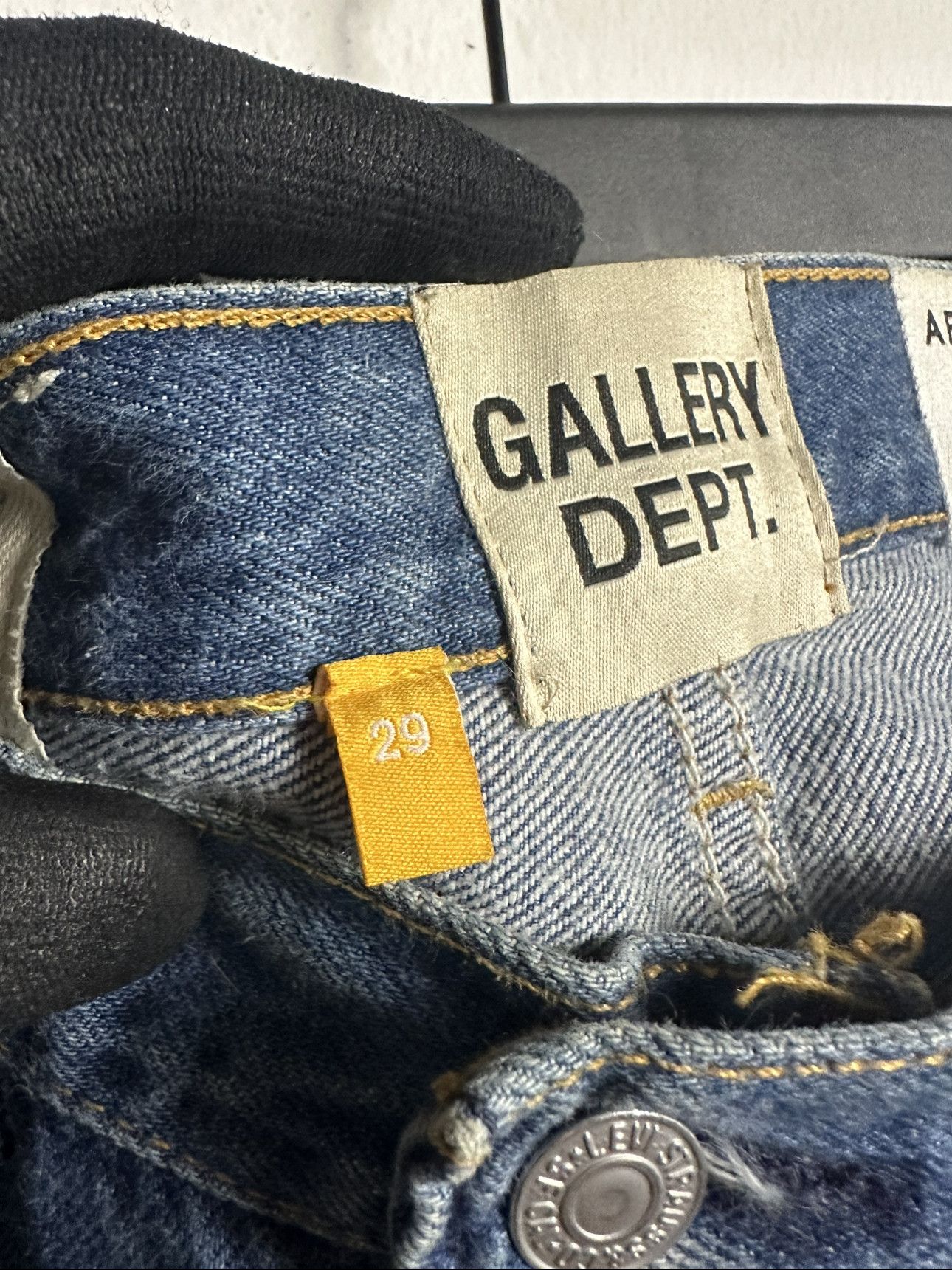 Gallery Dept. Gallery Dept. La Flare Blue Denim Size US 29 - 10 Thumbnail