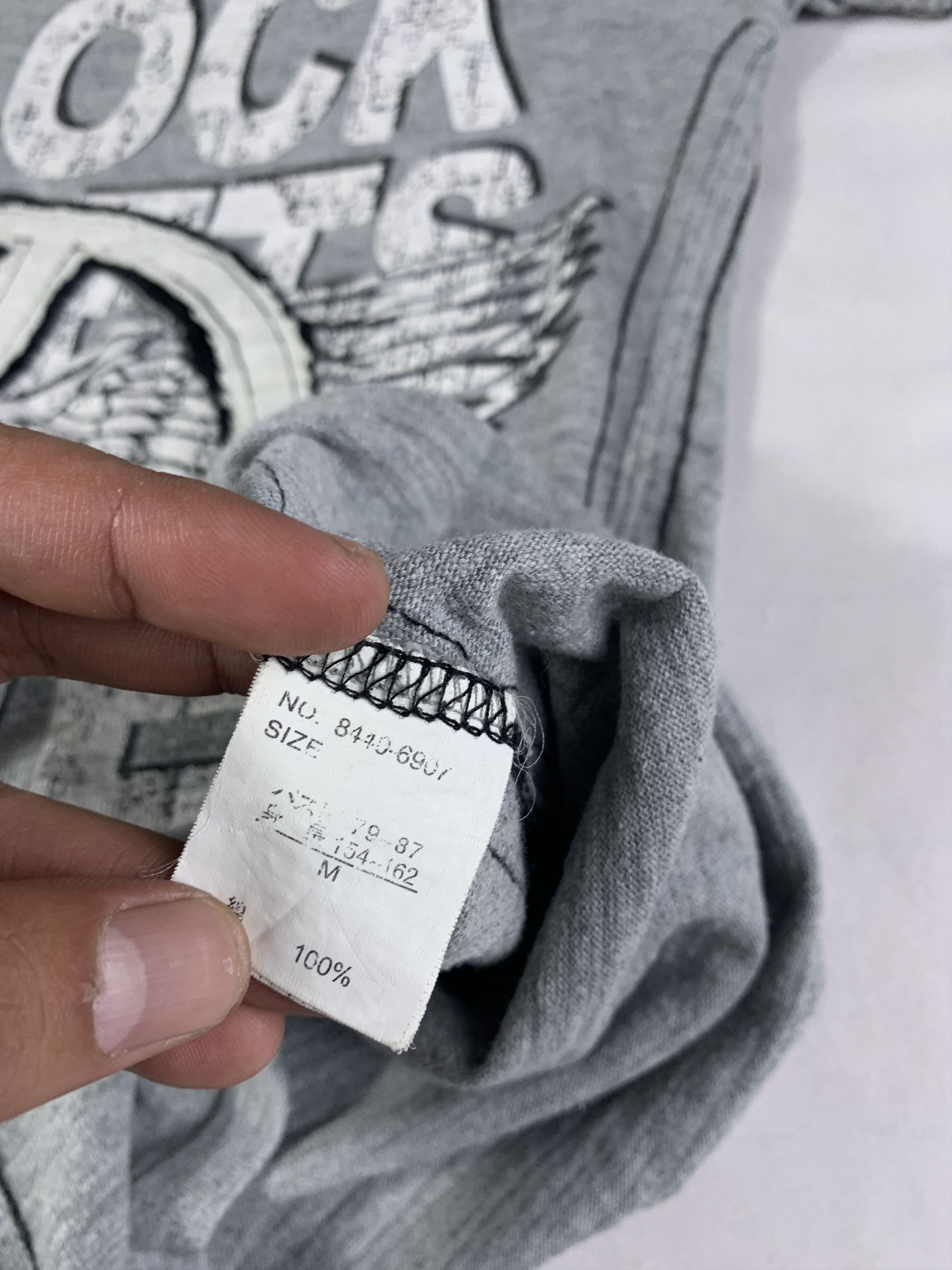 Japanese Brand 2000s Sweet Agnes Gray Peace Quotes Tee (S) Size S / US 4 / IT 40 - 10 Thumbnail