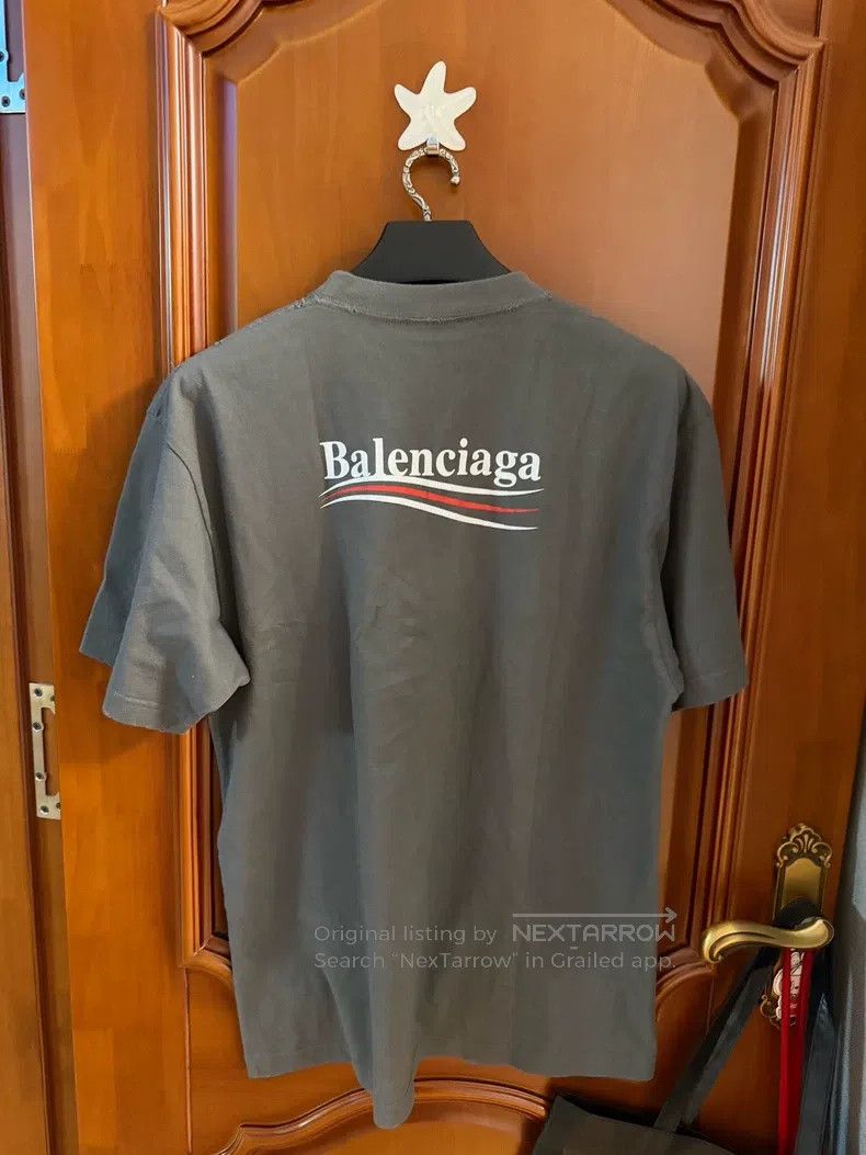 Balenciaga Balenciaga Coca-Cola Destruction Logo Short Sleeve Gray Size US XS / EU 42 / 0 - 2 Thumbnail