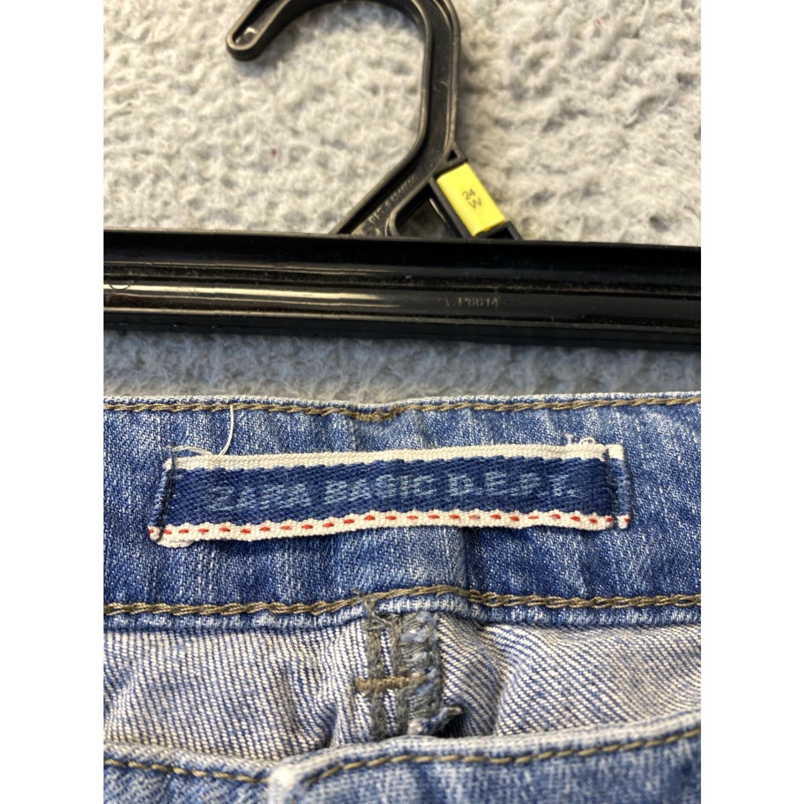 Zara Zara Basic Jeans Women Skinny Denim Blue EUR 40 / USA 8 32 in Regular Waist Marine Culotte Band N/A Size 27" / US 4 / IT 40 - 3 Thumbnail
