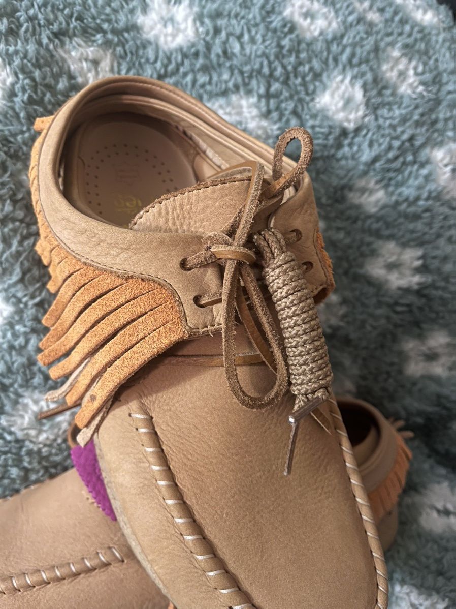 Clarks × Designer × Ronnie Fieg Clarks x Ronnie Fieg Fringle Moccasin Moc Indian mule clog Size US 11 / EU 44 - 3 Thumbnail