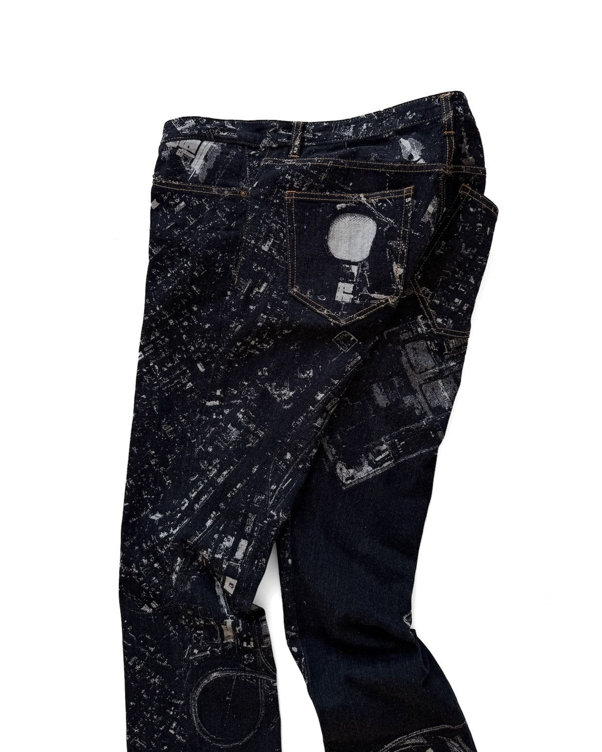 Issey Miyake ISSEY MIYAKE LOW RISE JEANS CITYSCAPE Size US 36 / EU 52 - 10 Thumbnail