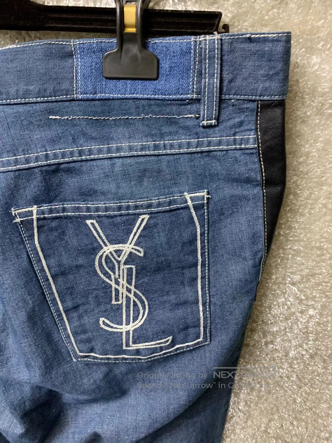 Yves Saint Laurent YSL Men's Wide. Size US 37 - 6 Thumbnail