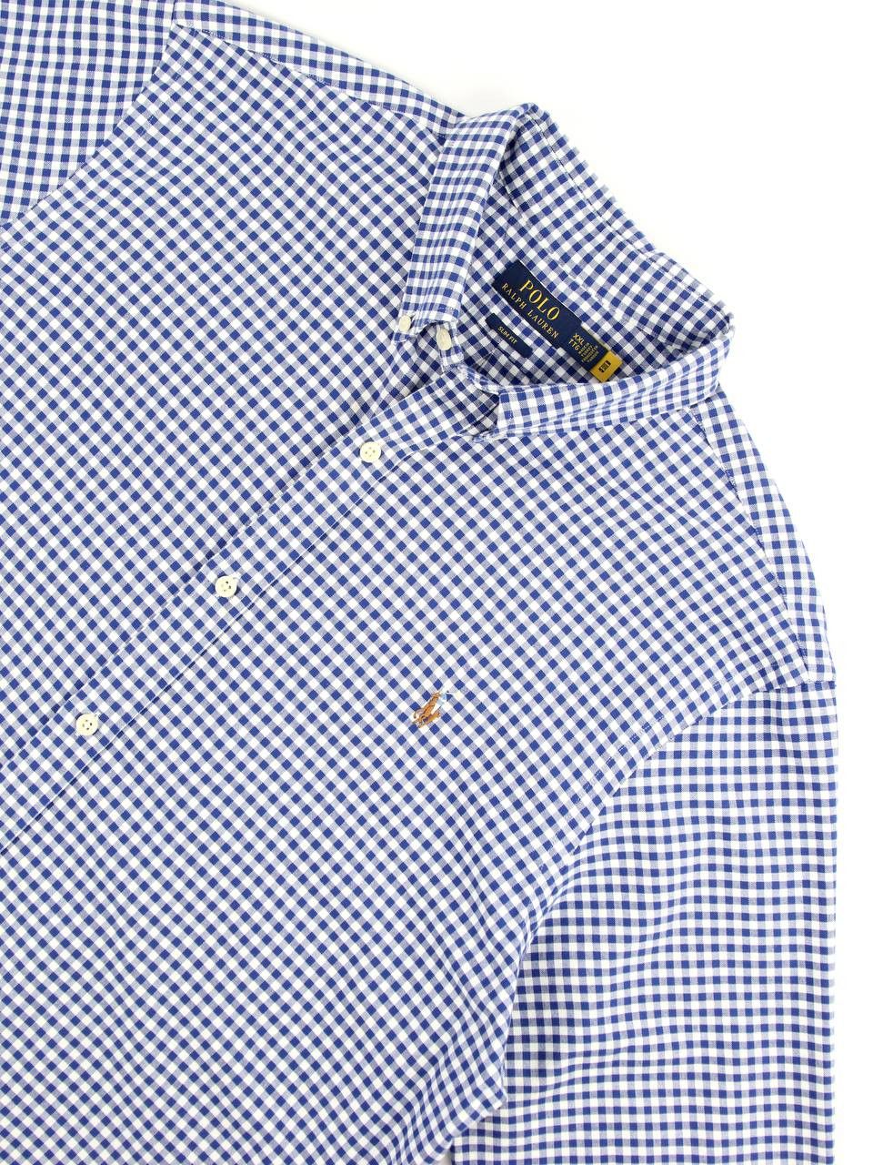 Polo Ralph Lauren POLO RALPH LAUREN Checkered Slim Shirt Size US XXL / EU 58 / 5 - 6 Thumbnail