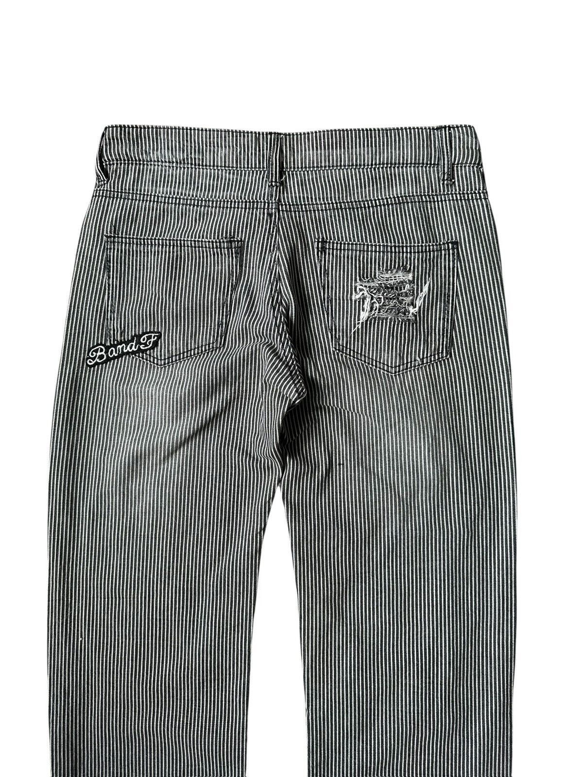 Japanese Brand [32/40] 00s Back & Forth boro wabash stripe jeans Size US 32 / EU 48 - 9 Thumbnail